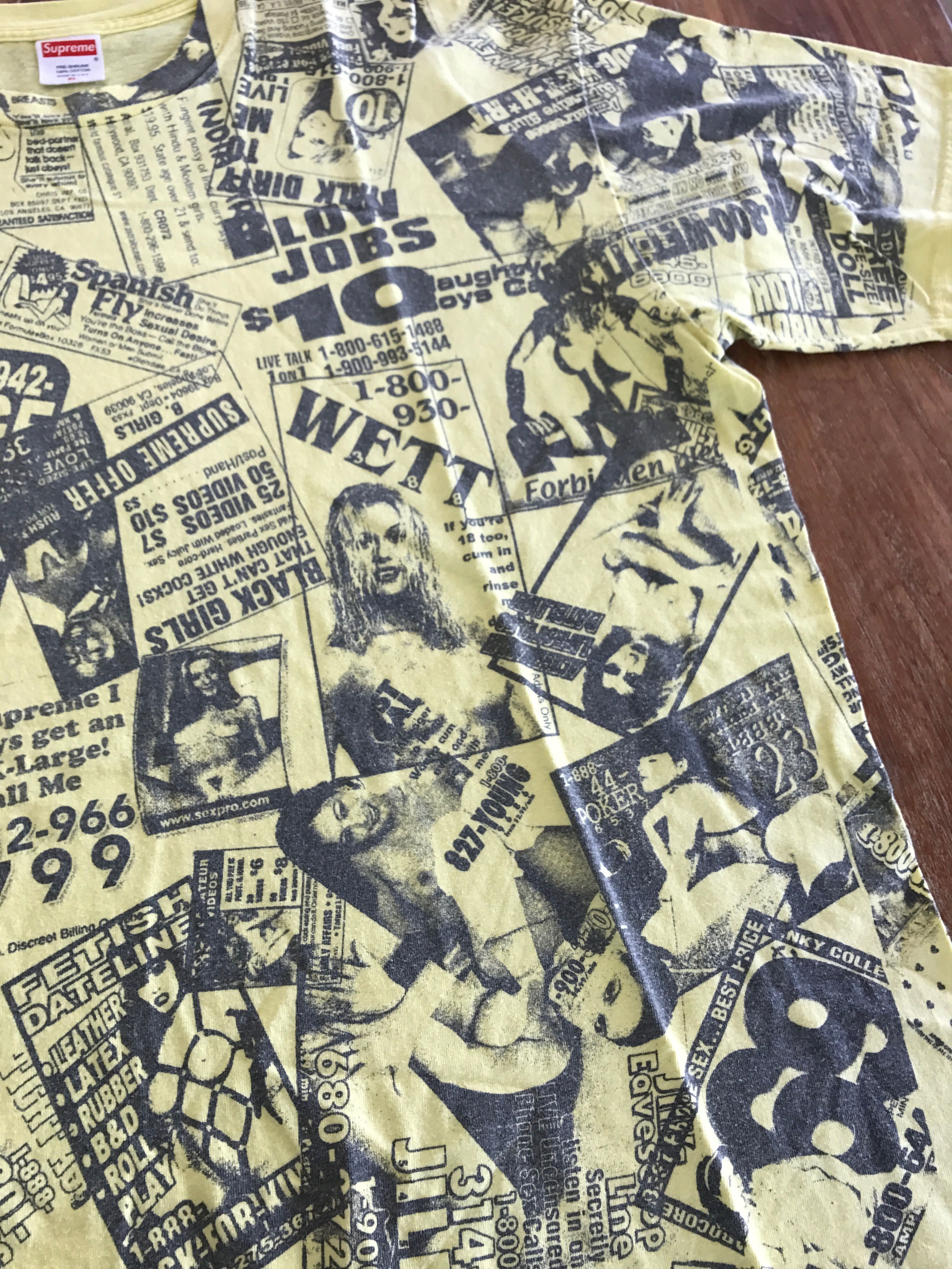 Supreme 2001 Porn Tee Size US XL / EU 56 / 4 - 3 Thumbnail