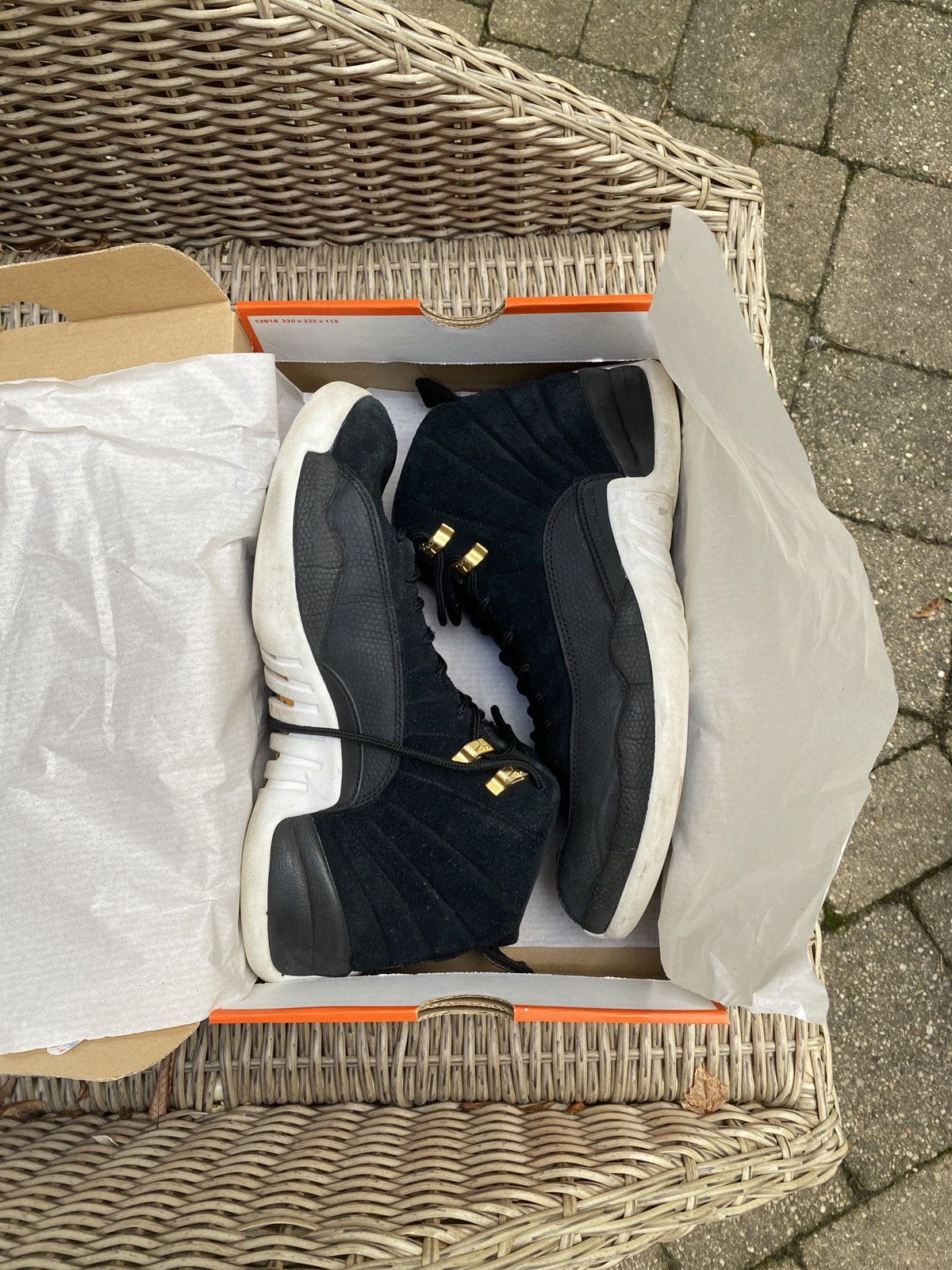 Jordan Brand Air Jordan 12 Reverse Taxi 2019 Size US 10.5 / EU 43-44 - 11 Thumbnail