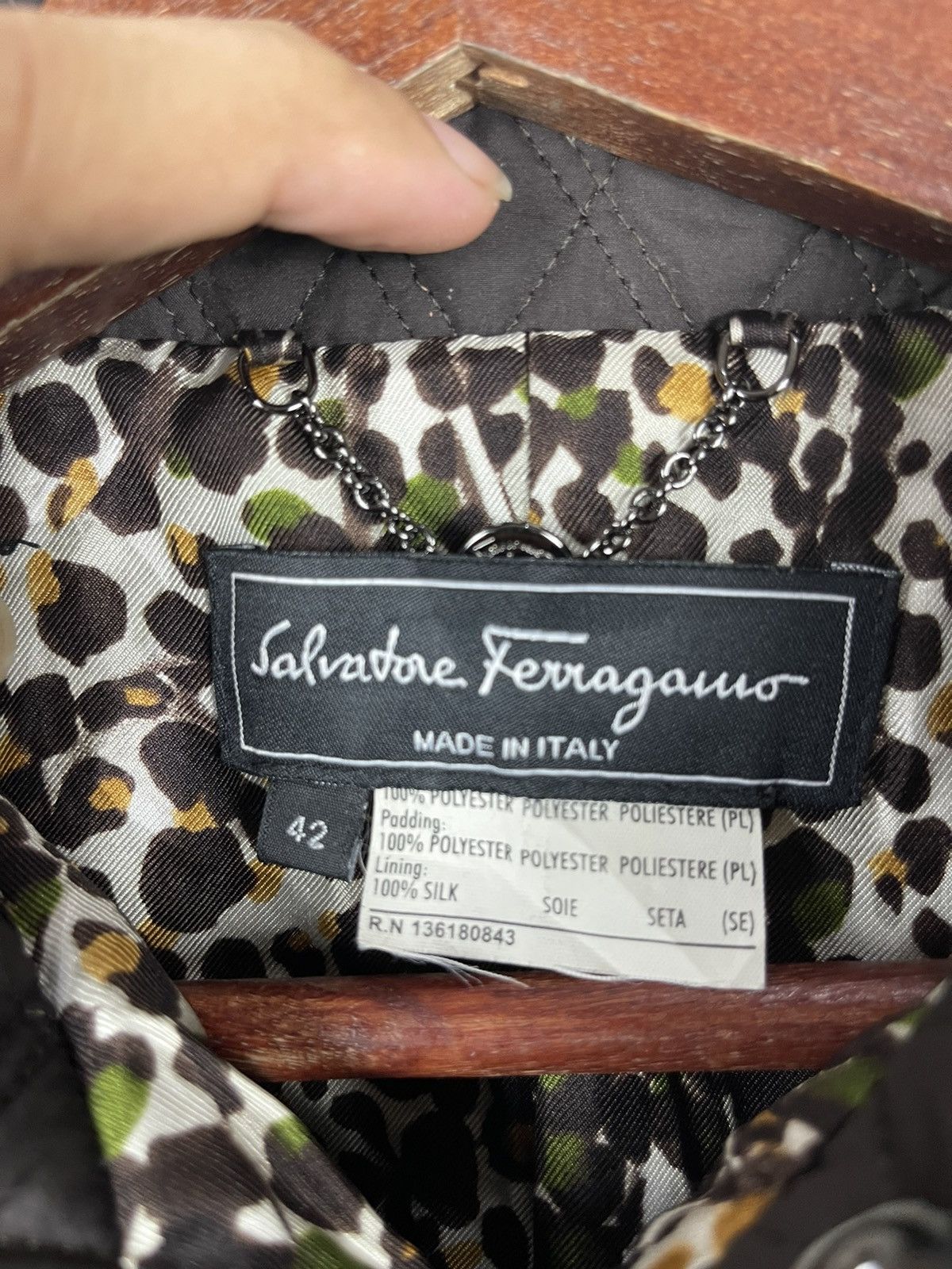 Designer × Salvatore Ferragamo Quilted Jacket Salvatore Ferragamo Size US XS / EU 42 / 0 - 5 Thumbnail