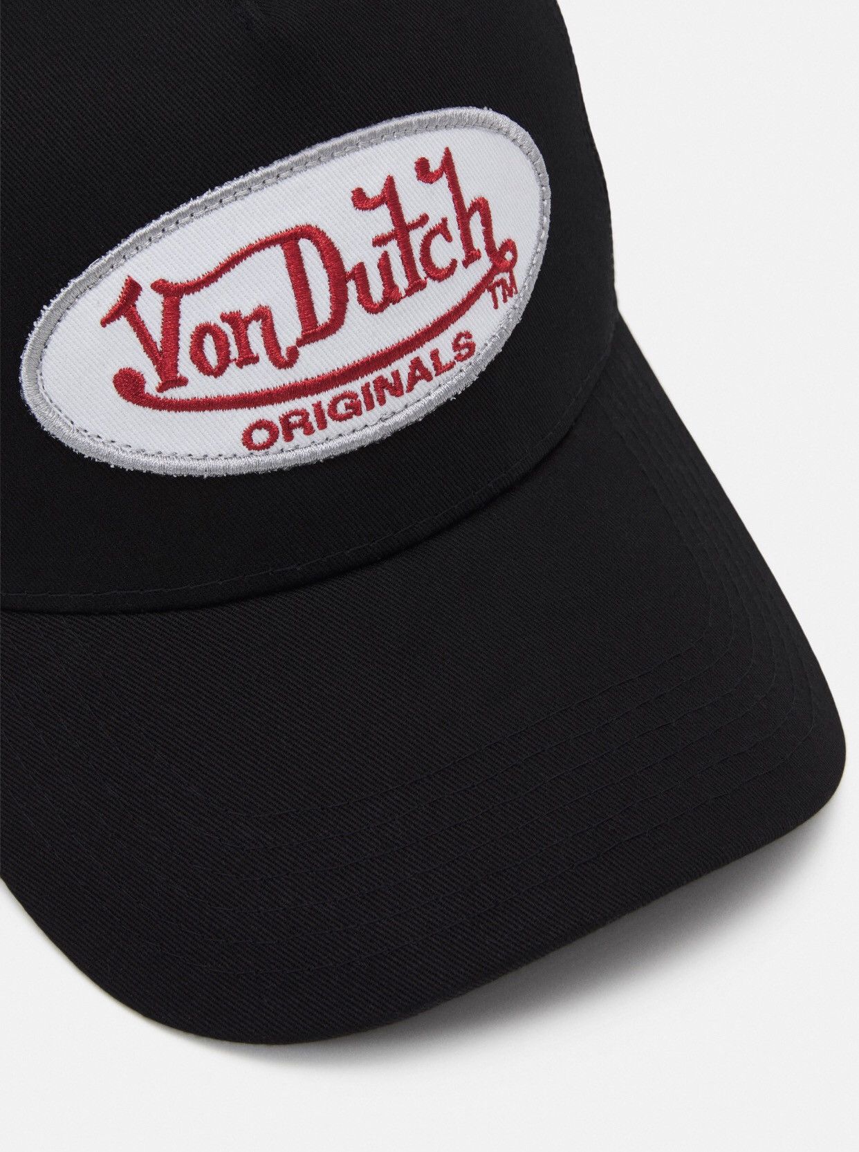 Vintage × Von Dutch New Trucker Hat Cap Von Dutch Rare Black Size ONE SIZE - 4 Thumbnail