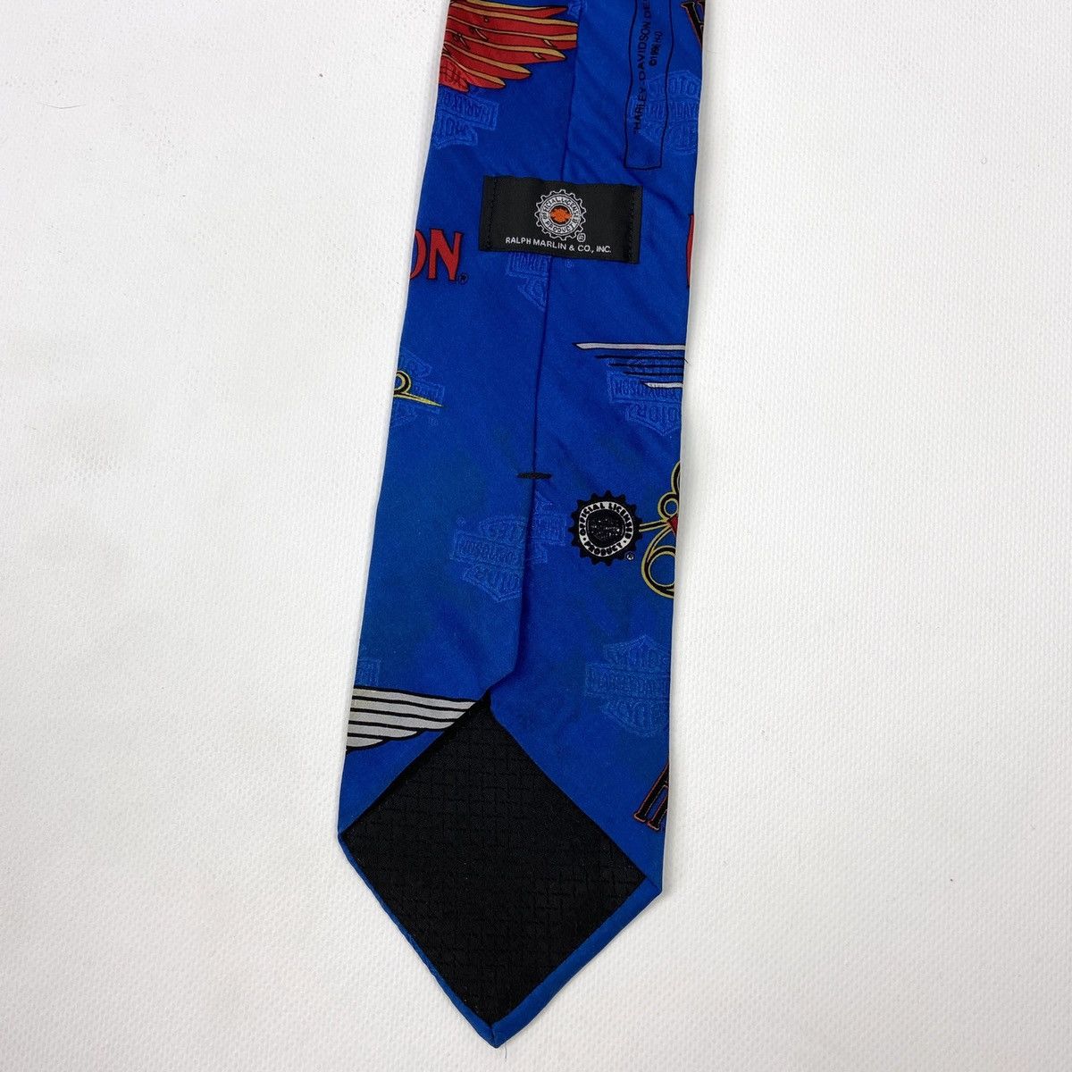Ralph Marlin Vintage 90s Ralph Marlin Harley Davidson Tie USA biker rare Size ONE SIZE - 4 Thumbnail