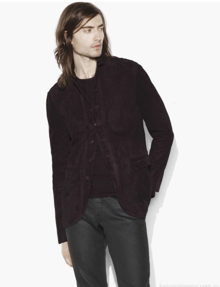 Multibutton front jacket. 56
