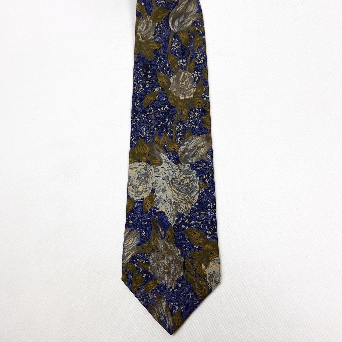 Ermenegildo Zegna Vintage 90s Ermenegildo Zegna roses nice design floral tie Size ONE SIZE - 6 Thumbnail