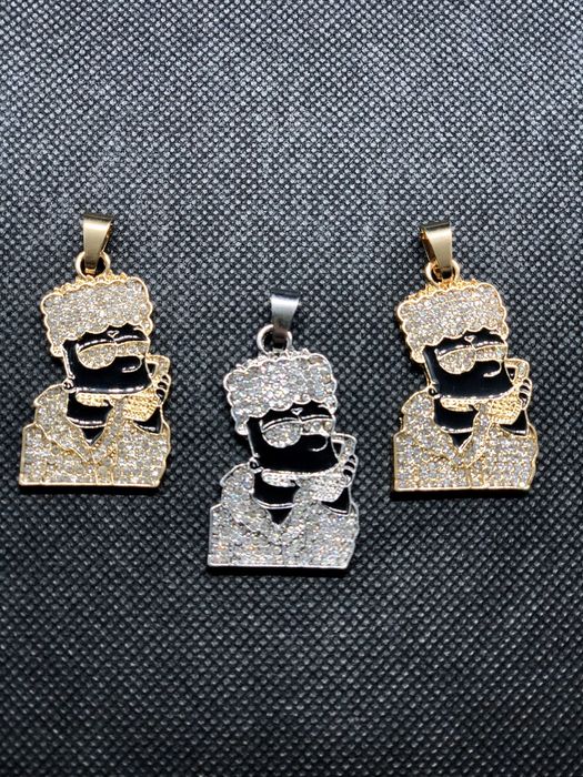 Bart simpson iced hot sale out chain