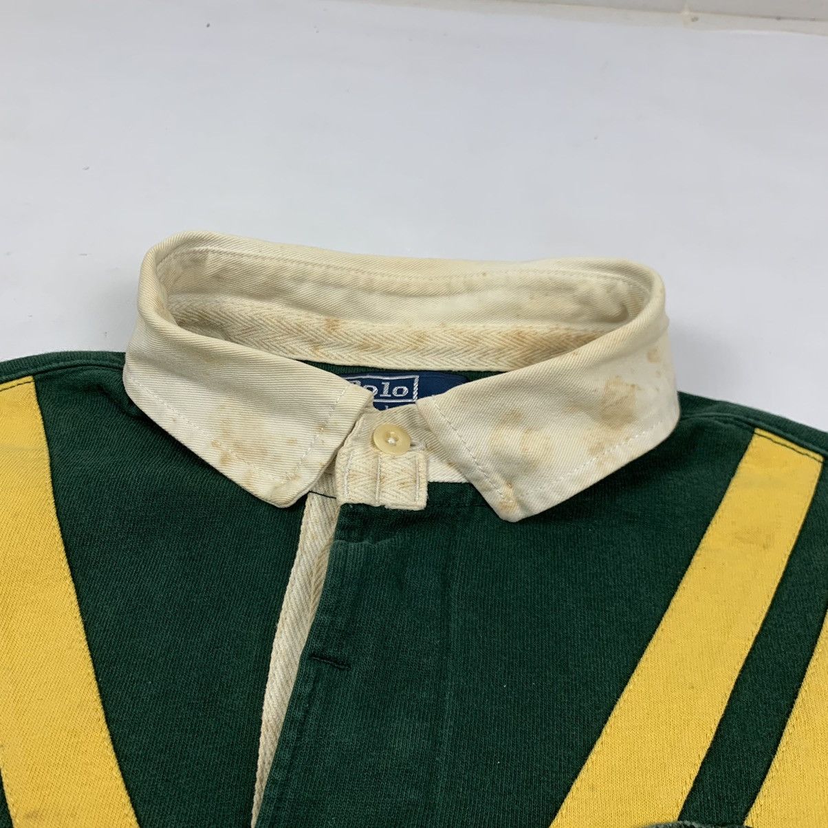 Polo Ralph Lauren × Ralph Lauren × Vintage Vintage Polo Ralph Lauren Long Sleeve Rugby Shirt Size US L / EU 52-54 / 3 - 11 Thumbnail