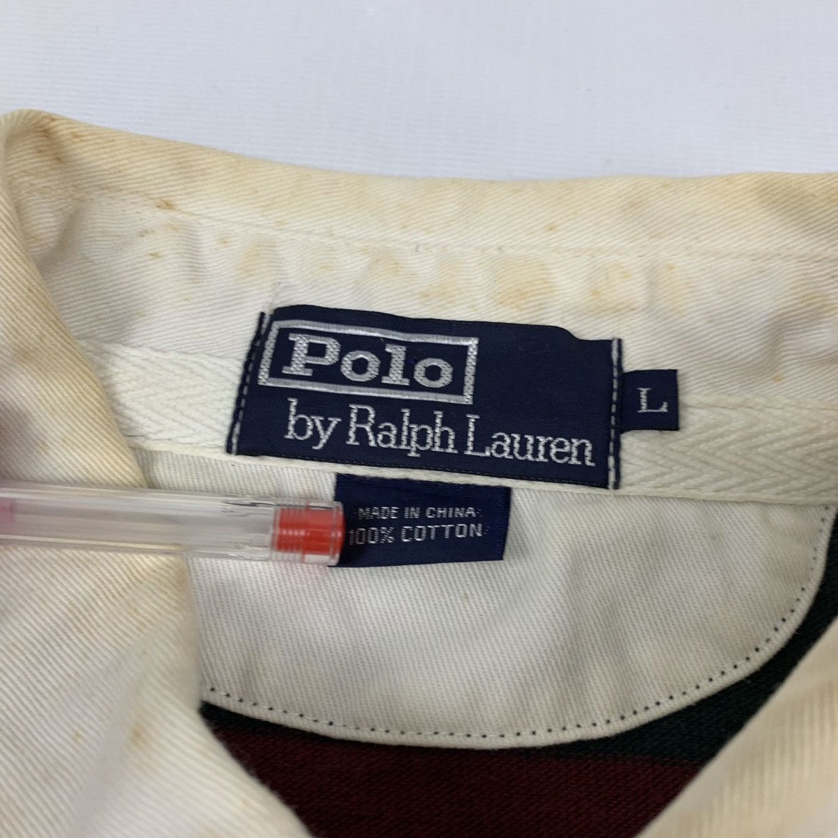 Polo Ralph Lauren Vintage Polo Ralph Lauren Long Sleeve Rugby Shirt Size US L / EU 52-54 / 3 - 8 Thumbnail
