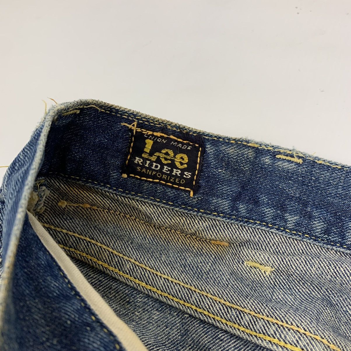 Lee Vintage Distressed Lee Denim Jeans Pants Size US 30 / EU 46 - 15 Thumbnail