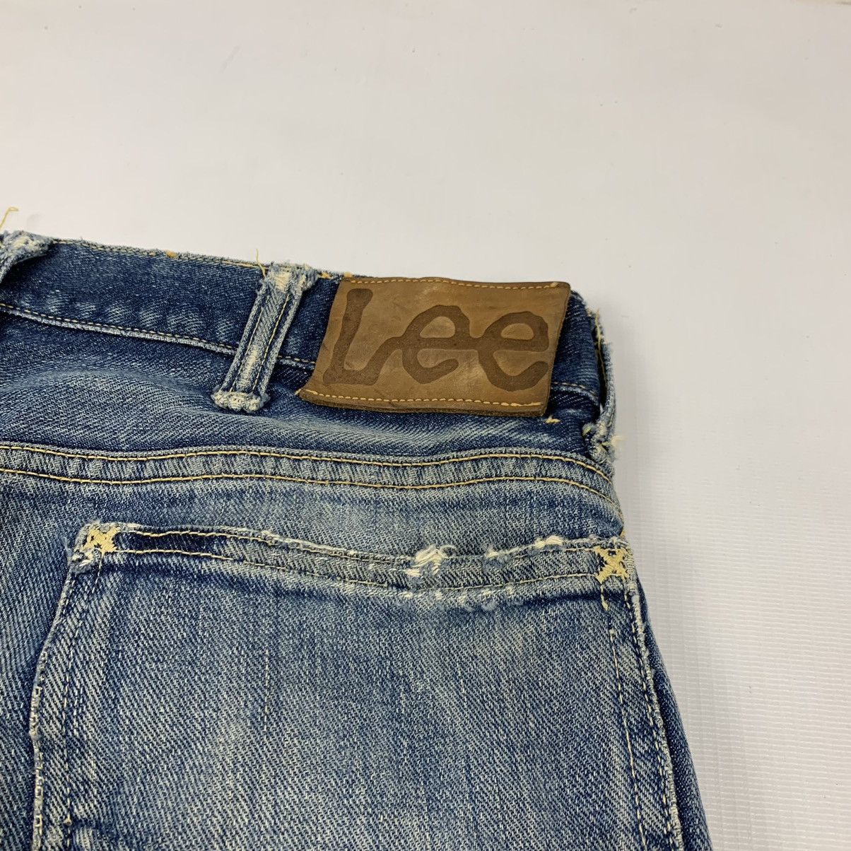 Lee Vintage Distressed Lee Denim Jeans Pants Size US 30 / EU 46 - 14 Thumbnail