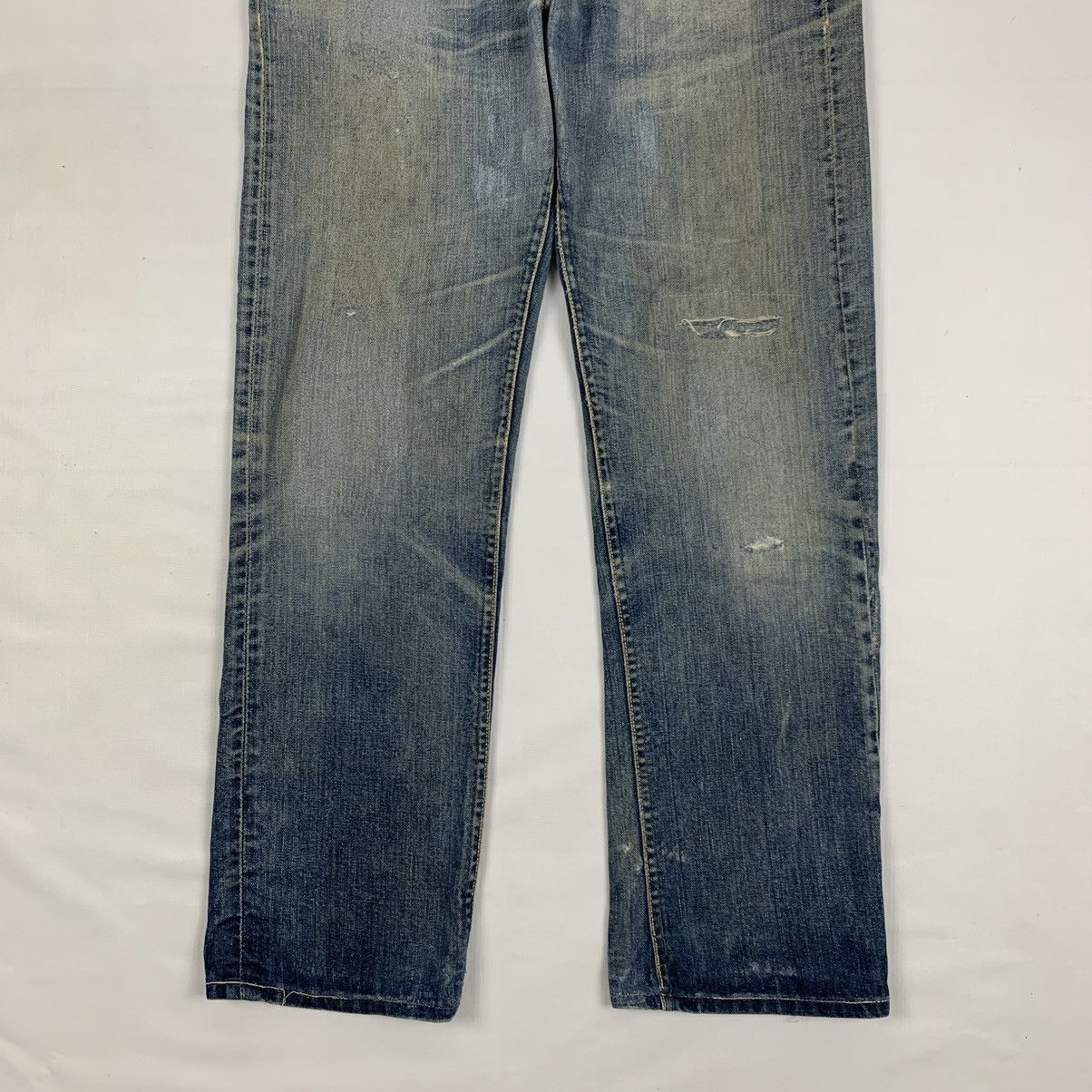 Lee Vintage Distressed Lee Denim Jeans Pants Size US 30 / EU 46 - 3 Thumbnail