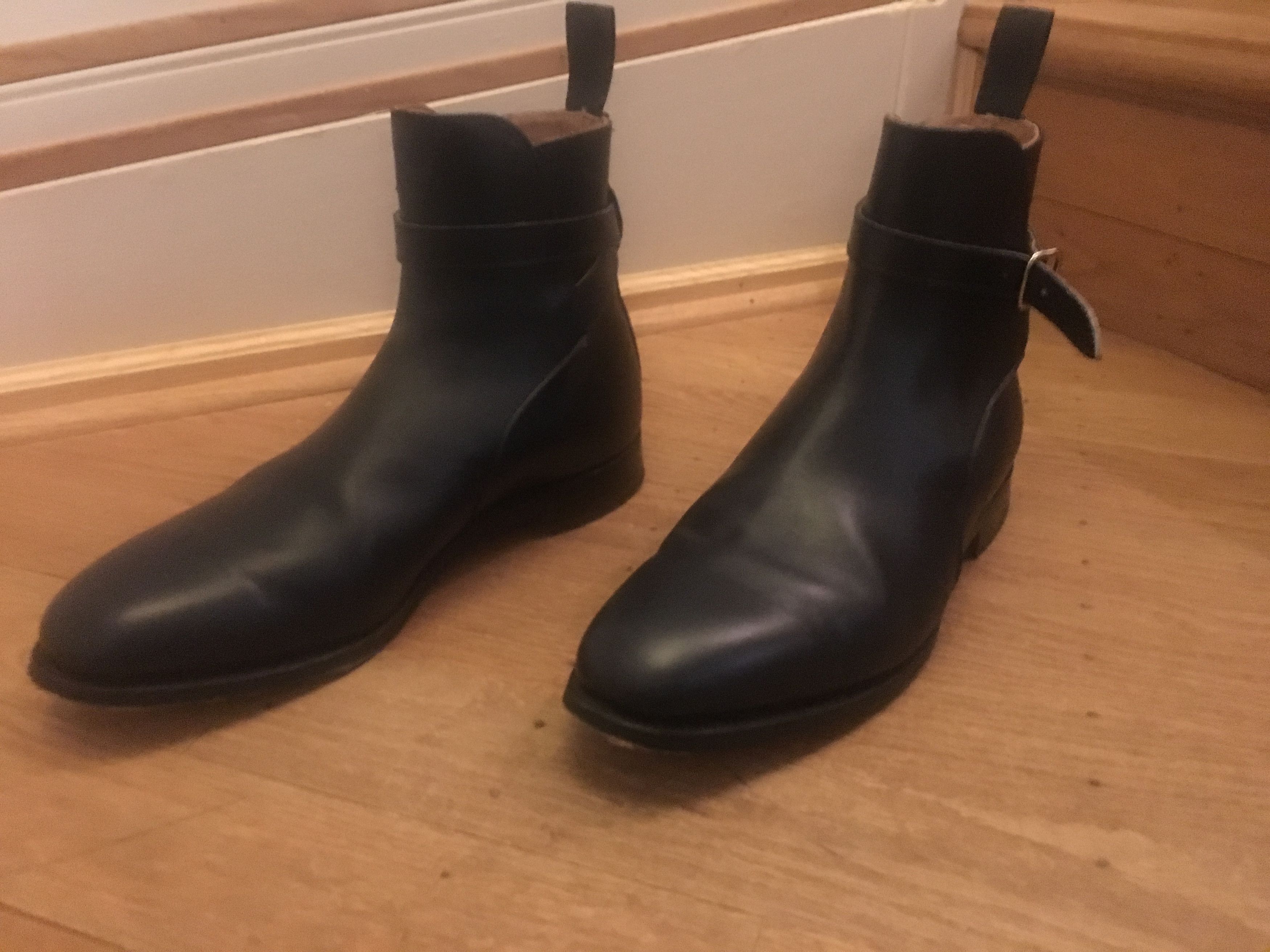Tricker's Chepstow in Navy Calf