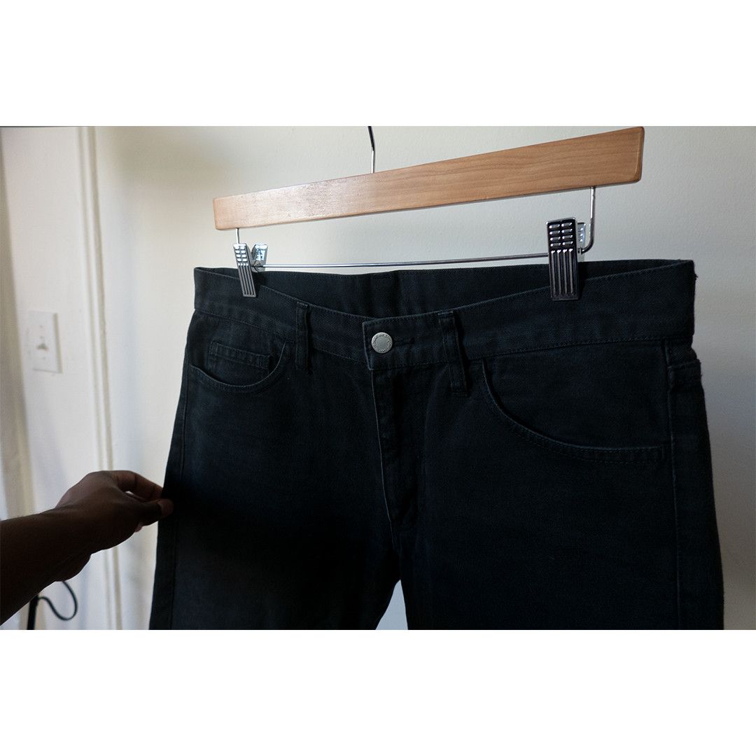 Comme des Garcons Homme Plus Black Denim Size US 32 / EU 48 - 2 Thumbnail