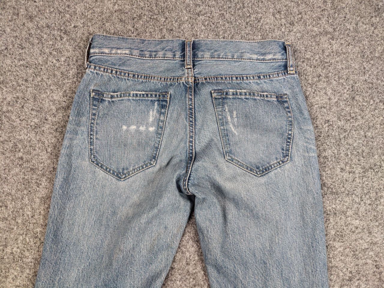 Japanese Brand Vintage 90's Japan Uniqlo Faded Washed Denim Jeans Size US 29 - 16 Thumbnail