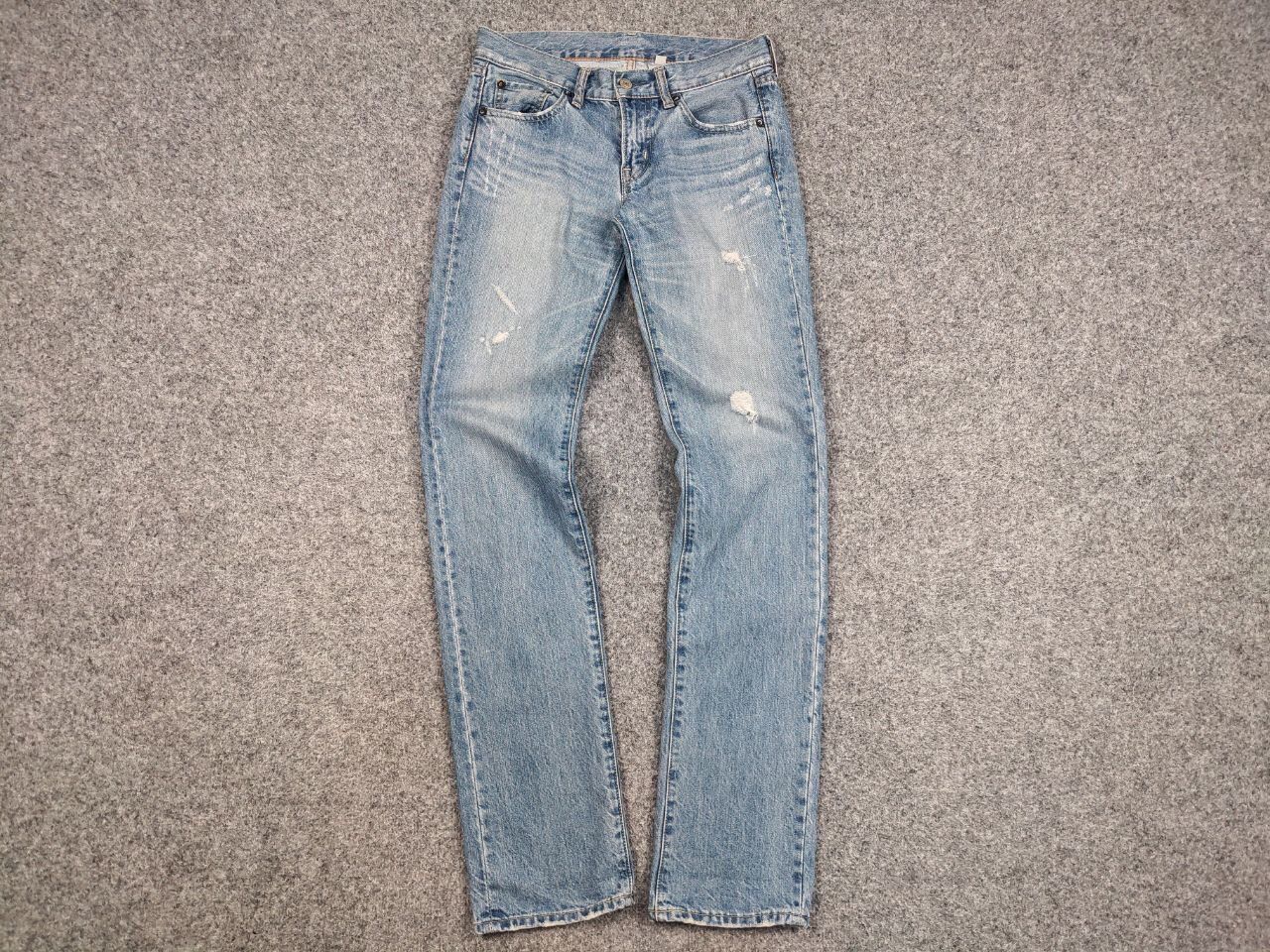 Japanese Brand Vintage 90's Japan Uniqlo Faded Washed Denim Jeans Size US 29 - 13 Thumbnail