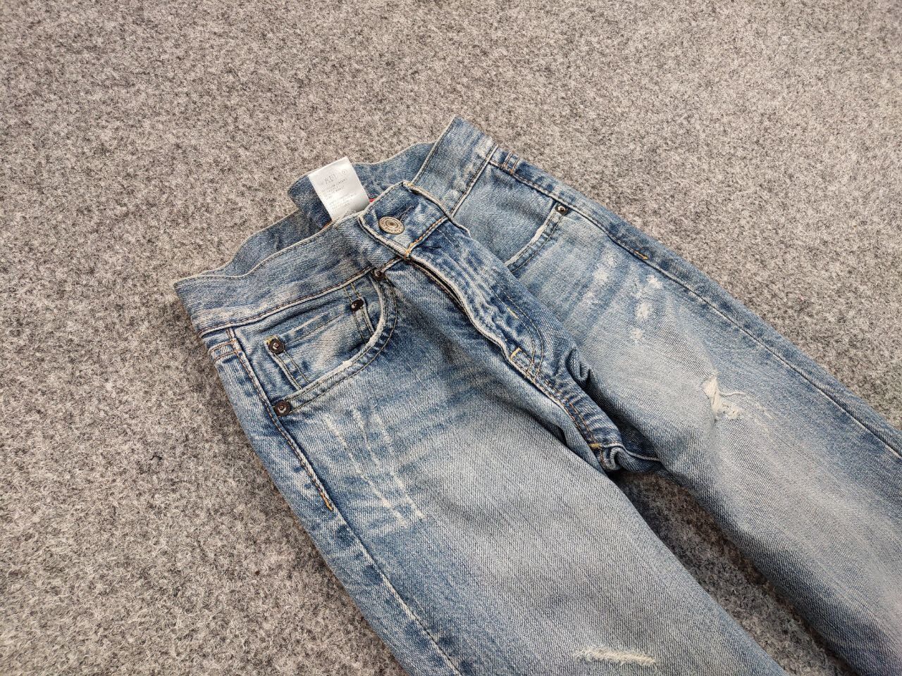 Japanese Brand Vintage 90's Japan Uniqlo Faded Washed Denim Jeans Size US 29 - 11 Thumbnail