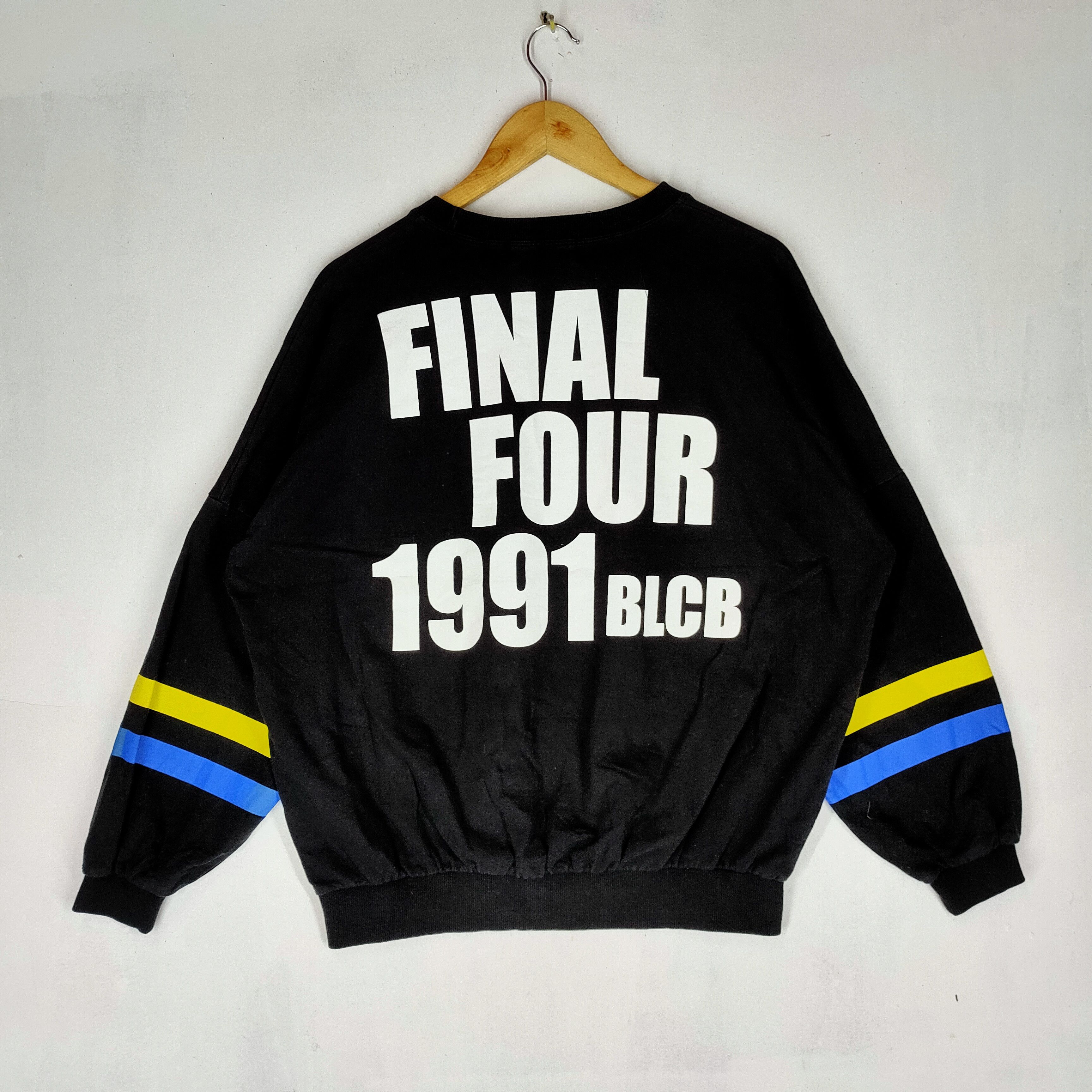 Other FINAL FOUR 1991 BASKETBALL Baggy Blcb Printed Sweatshirt Size US L / EU 52-54 / 3 - 6 Thumbnail