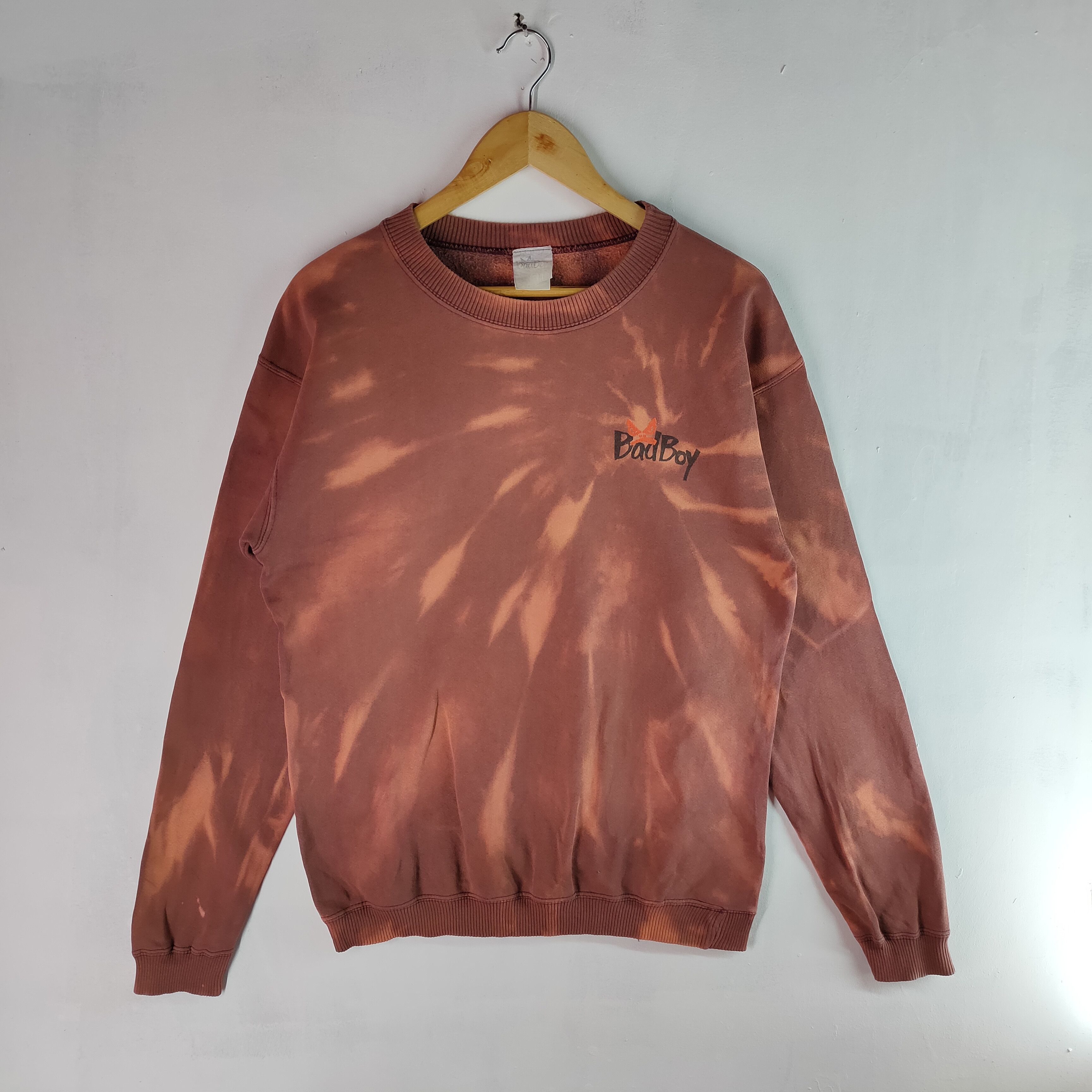 Other BADBOY Custom Bleach Wash Big Back Logo M-Size Sweatshirt Size US M / EU 48-50 / 2 - 2 Thumbnail