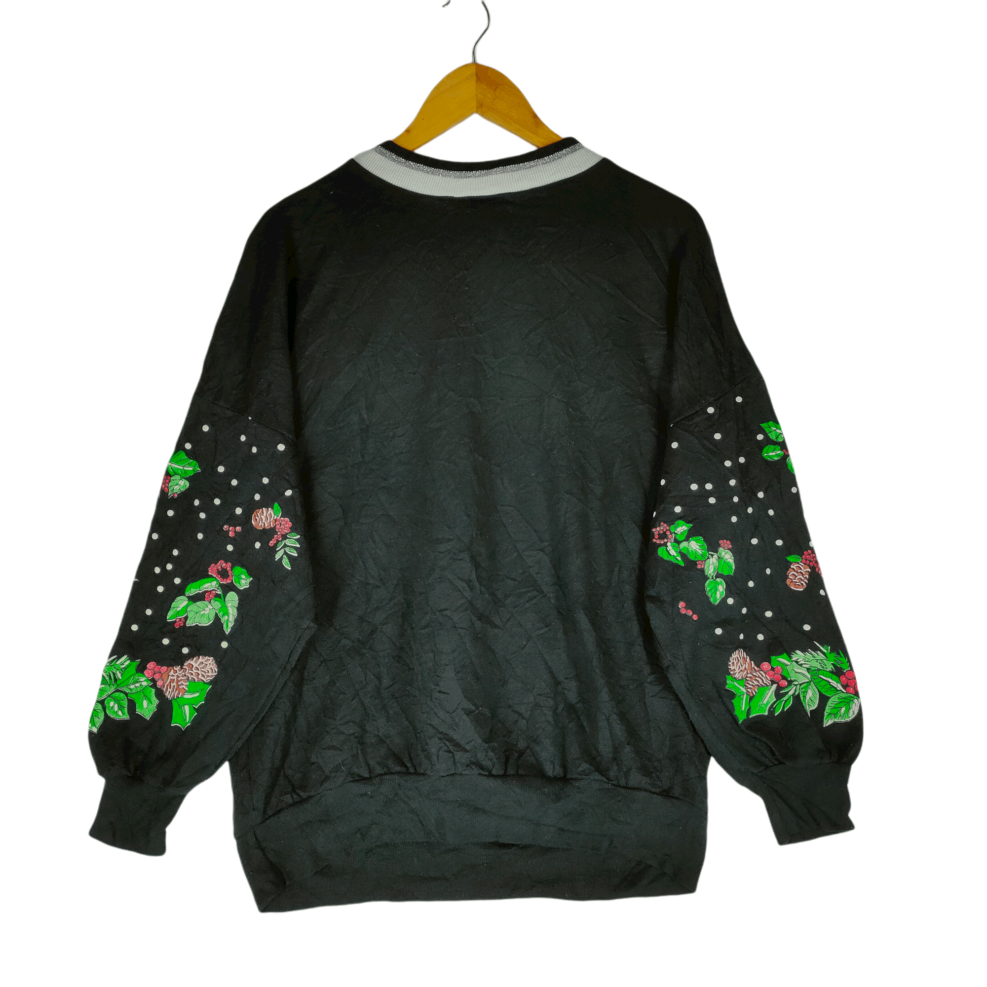 Vintage Vintage CHRISTMAS SANTA SNOW Fullprint Pullover Sweatshirt Size US L / EU 52-54 / 3 - 2 Thumbnail