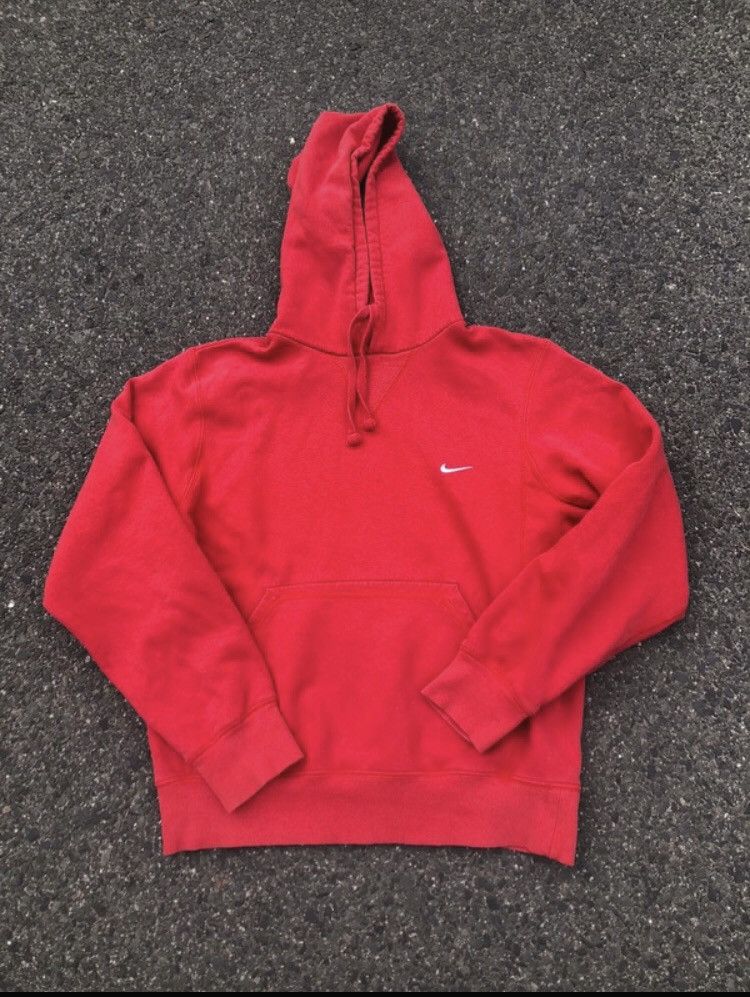 Nike vintage oversize basic hoodie mini swoosh