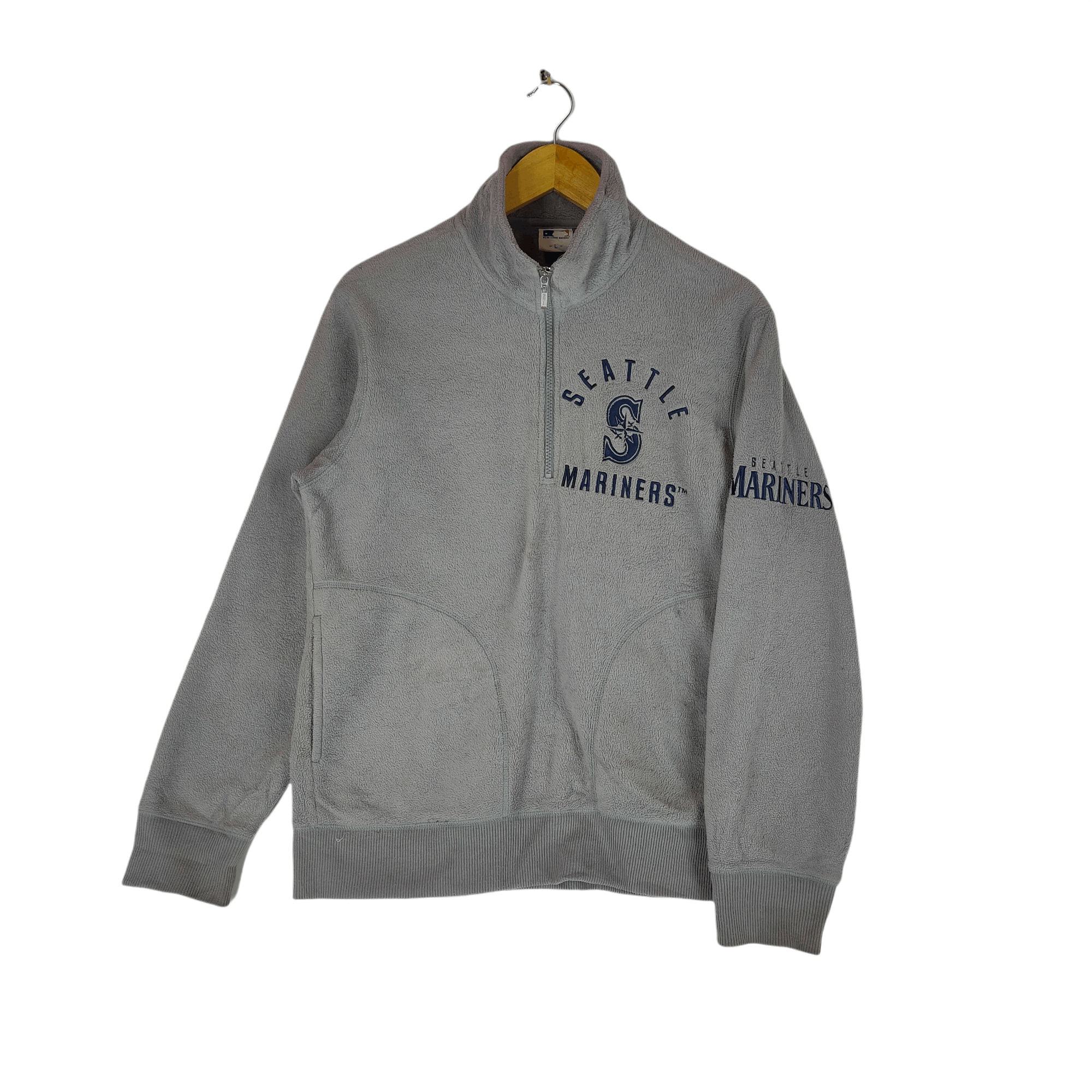 MLB Vintage MLB SEATTLE MARINERS Embroidery Patches Sweatshirt Size US L / EU 52-54 / 3 - 1 Thumbnail