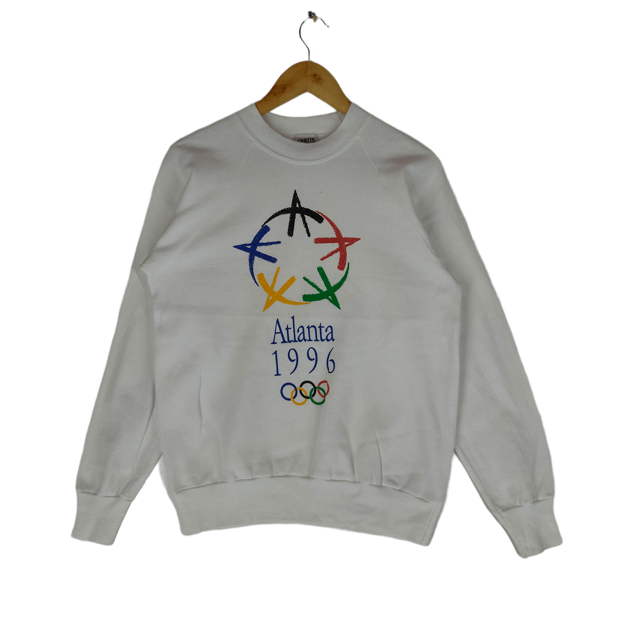 USA Olympics Vintage 1996 OLYMPICS ATLANTA EVENT Sport Sweatshirt Size US M / EU 48-50 / 2 - 1 Thumbnail