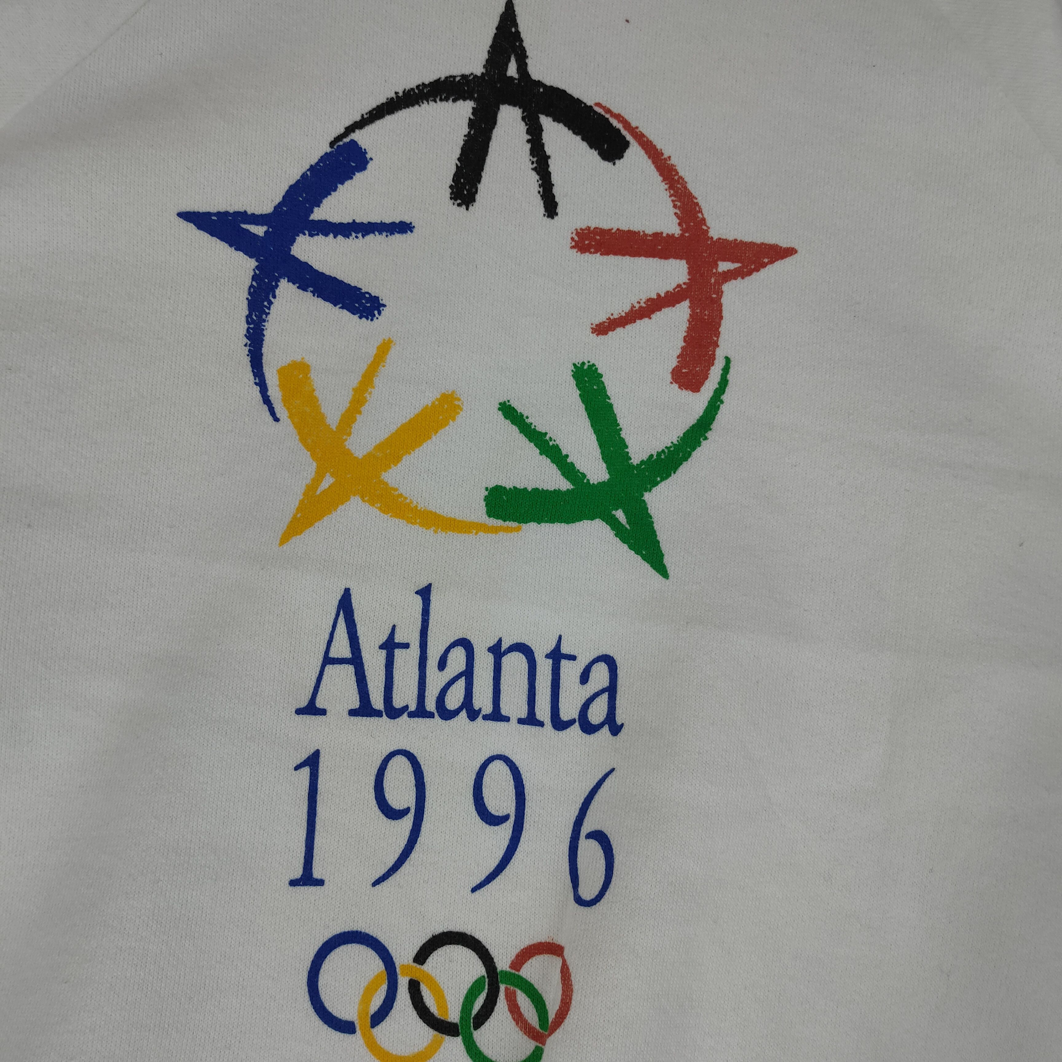 USA Olympics Vintage 1996 OLYMPICS ATLANTA EVENT Sport Sweatshirt Size US M / EU 48-50 / 2 - 3 Thumbnail