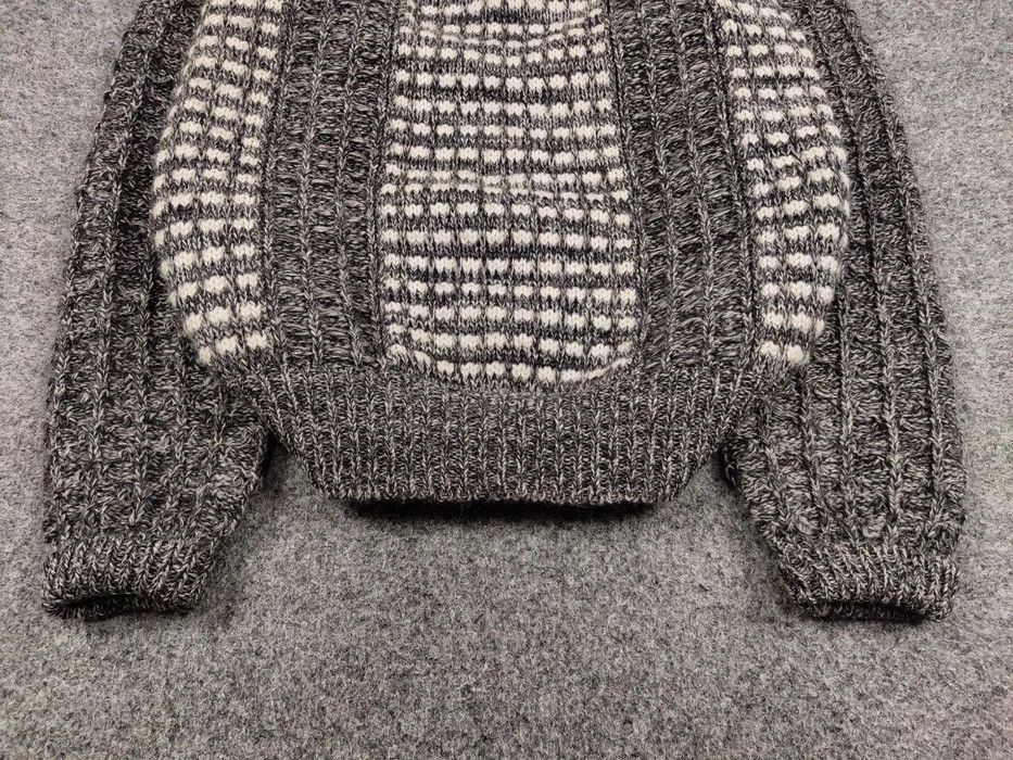 Japanese Brand Archival Vintage Raika Japanese Hand Knitted Gray Sweater Size US L / EU 52-54 / 3 - 4 Thumbnail