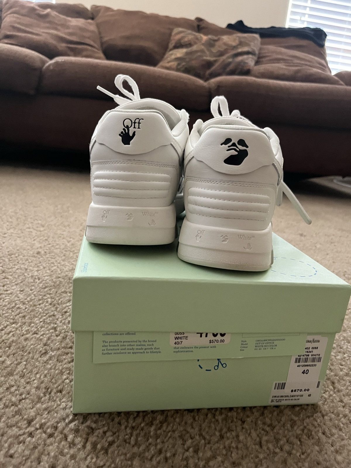 Off-White Off White Out Of Office Size US 8.5 / EU 41-42 - 2 Thumbnail
