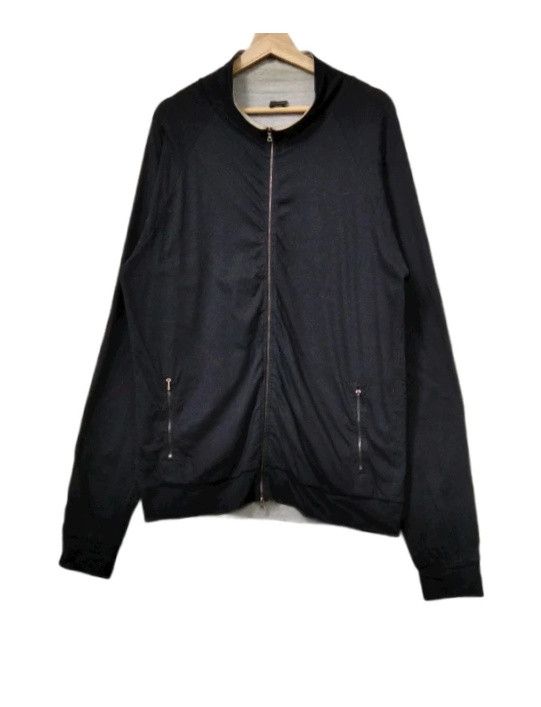 Jil Sander JIL SANDER DOUBLE FAS Unisex Black Zipper Jacket | Grailed