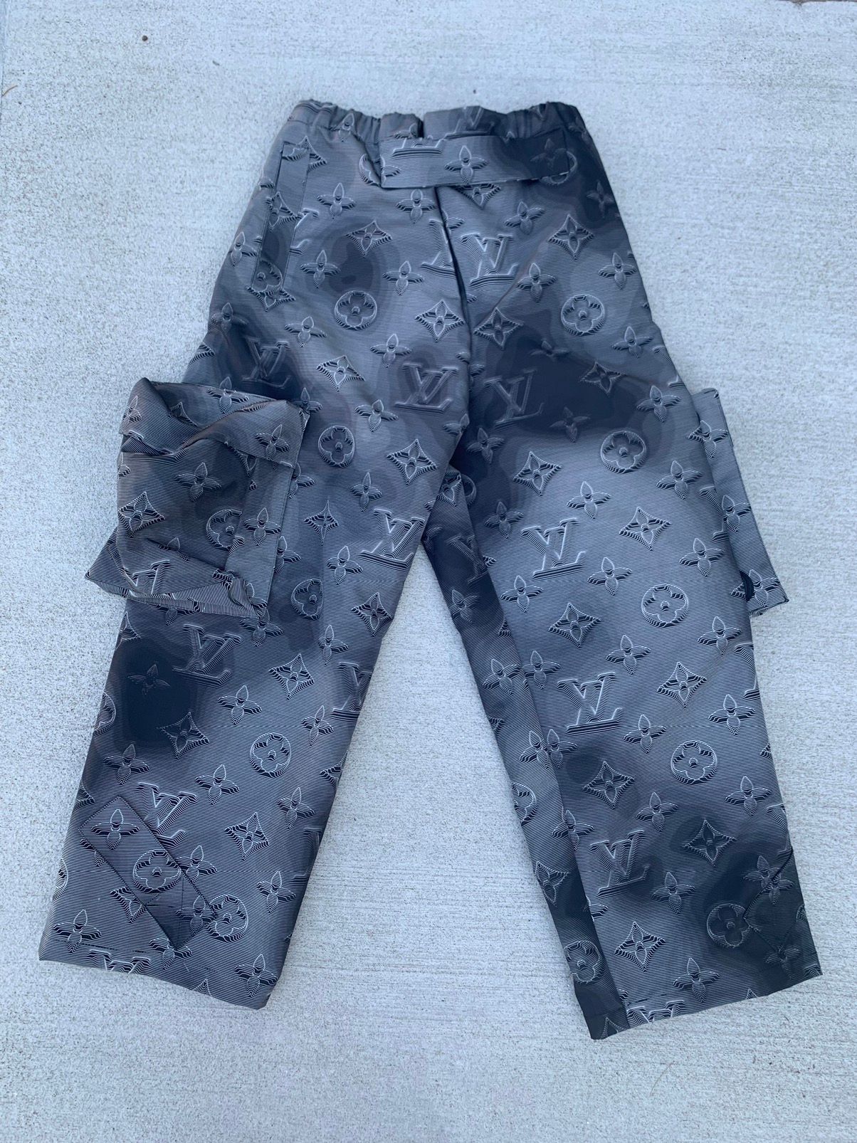 Louis Vuitton Blue '2054 Monogram' Cargo Pants