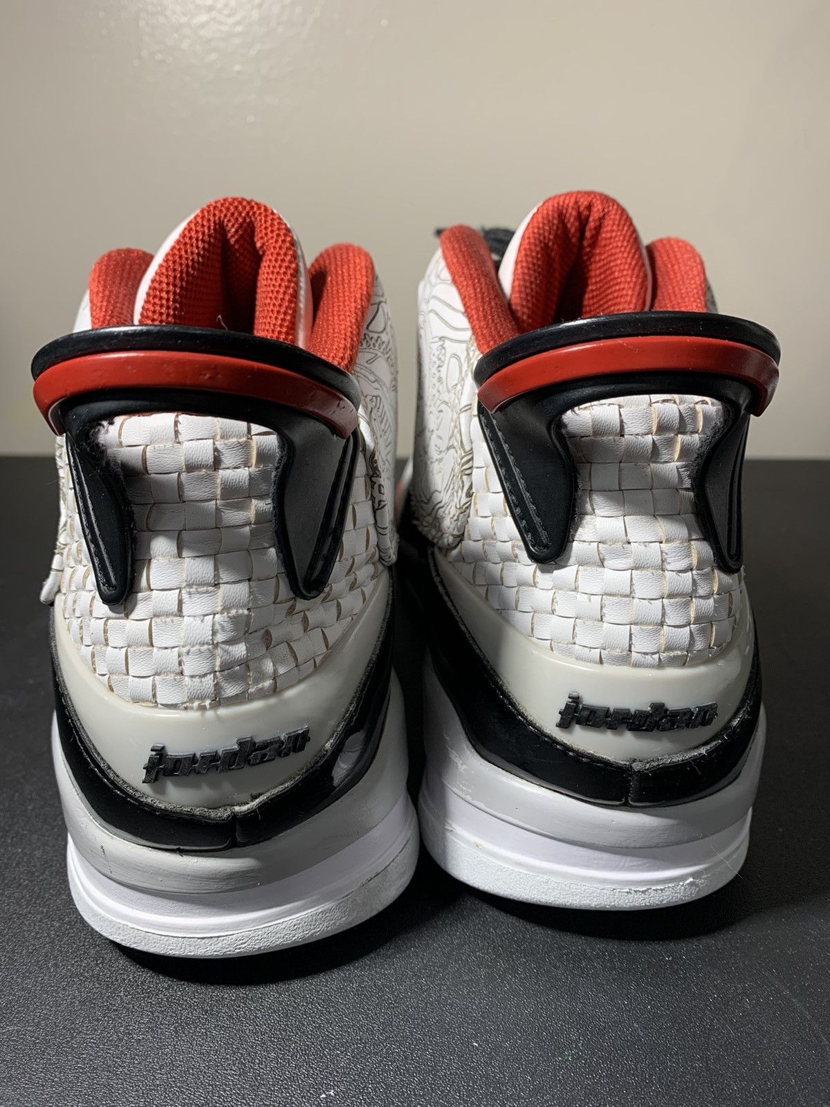 Nike Jordan Dub Zero White Varsity Red Size US 8.5 / EU 41-42 - 4 Thumbnail