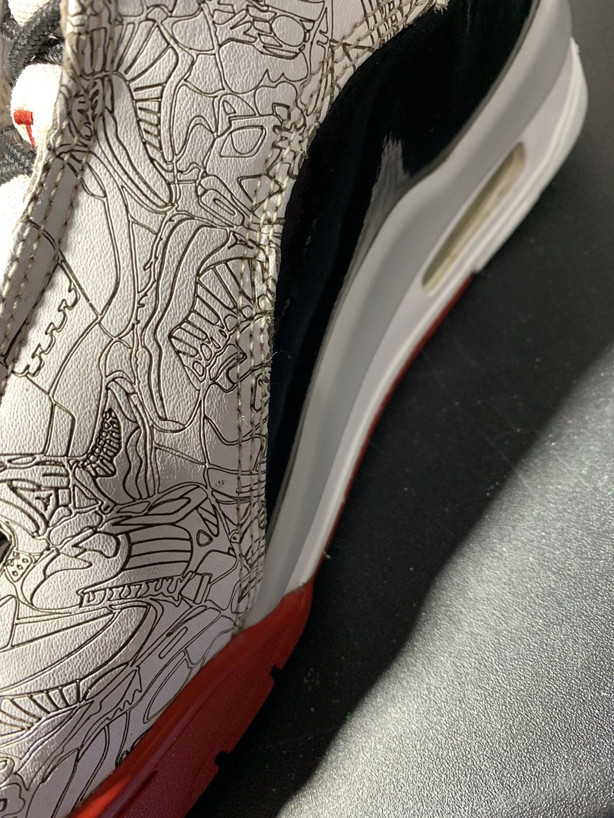 Nike Jordan Dub Zero White Varsity Red Size US 8.5 / EU 41-42 - 12 Thumbnail