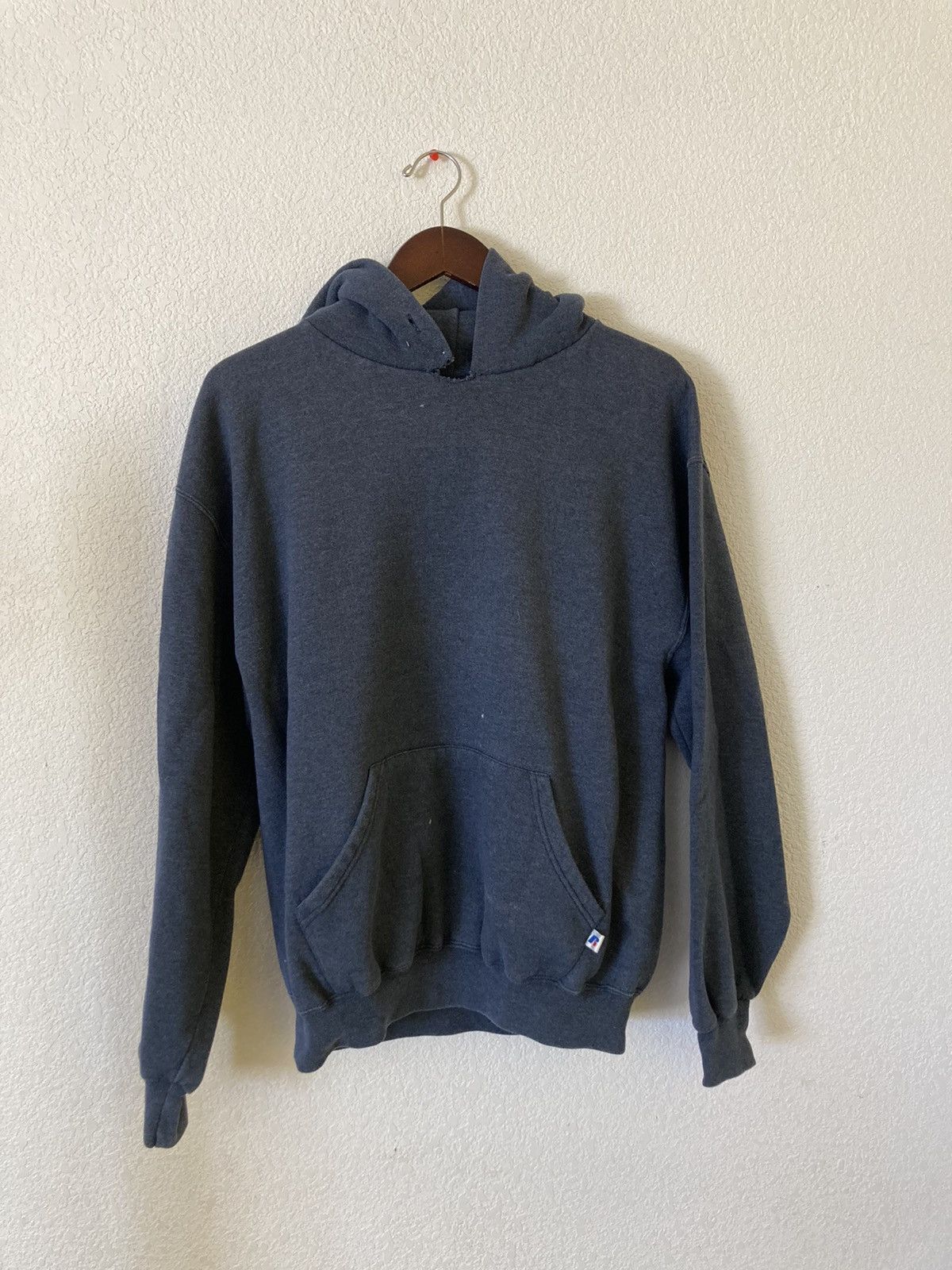 90s Essential Grey Russell Hoodie
