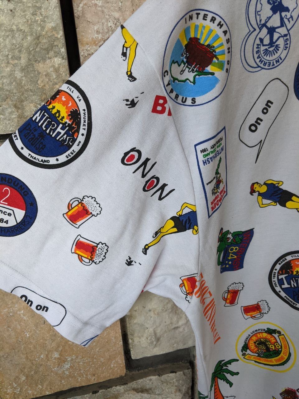 Other Vtg Goa Interhash 2002 Marathon Polo Tee x Hawaiian Shirt Size US XL / EU 56 / 4 - 3 Thumbnail