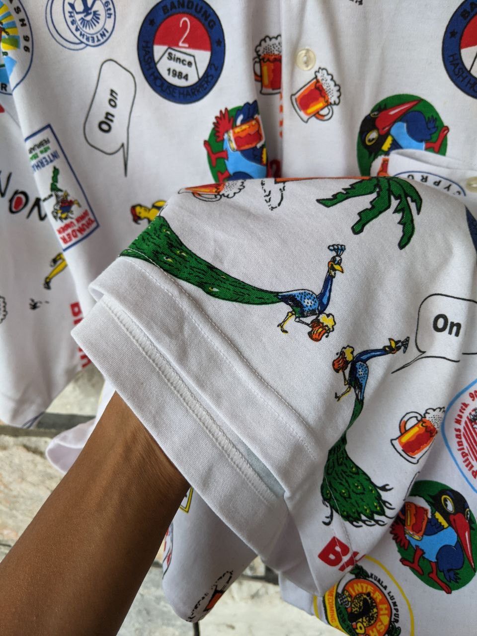 Other Vtg Goa Interhash 2002 Marathon Polo Tee x Hawaiian Shirt Size US XL / EU 56 / 4 - 4 Thumbnail