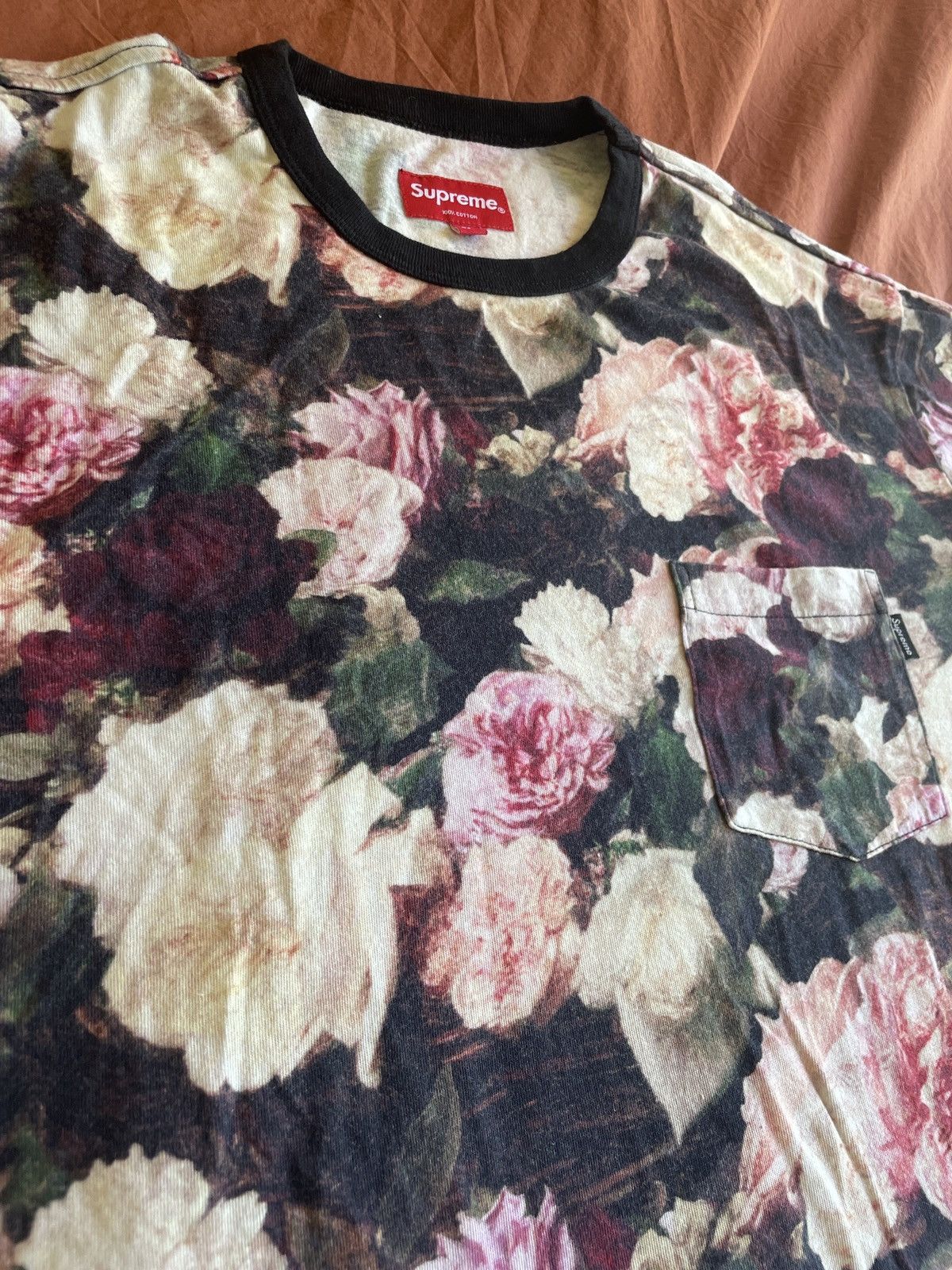 Supreme Supreme Power Corruption and Lies pocket tee PCL | Grailed