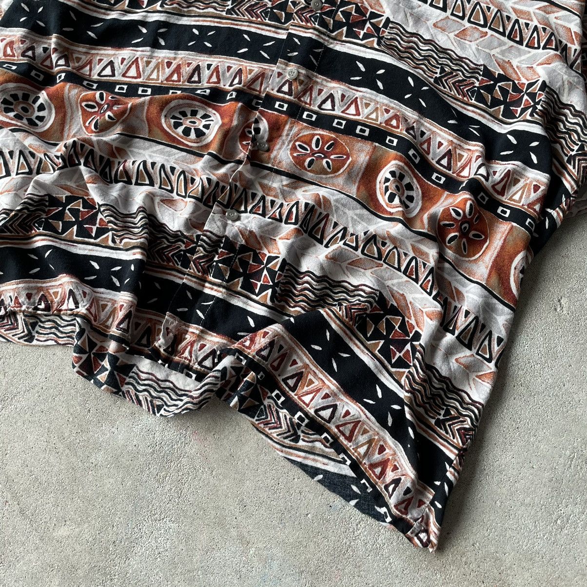 Vintage Vintage 90’s cropped tribal camp collar shirt Size US L / EU 52-54 / 3 - 2 Thumbnail