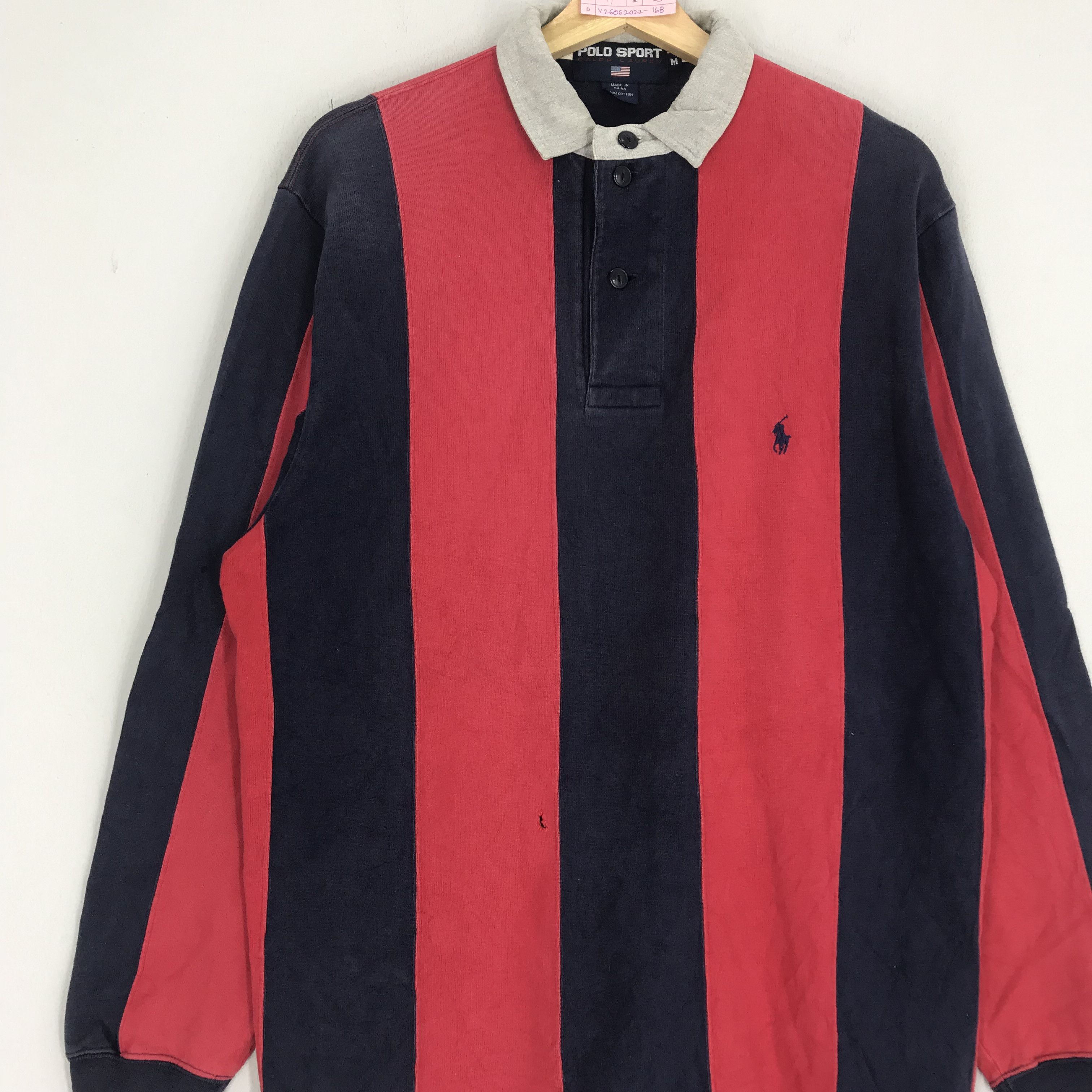 Polo Ralph Lauren Polo By Ralph Lauren Polo Sport Rugby Stripes Polo Pony Size US M / EU 48-50 / 2 - 3 Thumbnail