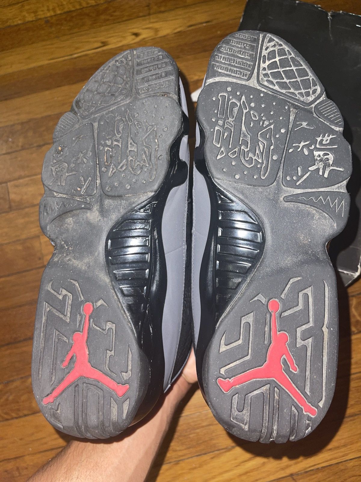 Jordan Brand Air Jordan 9 Retro 2010 Charcoal Size US 11 / EU 44 - 4 Thumbnail