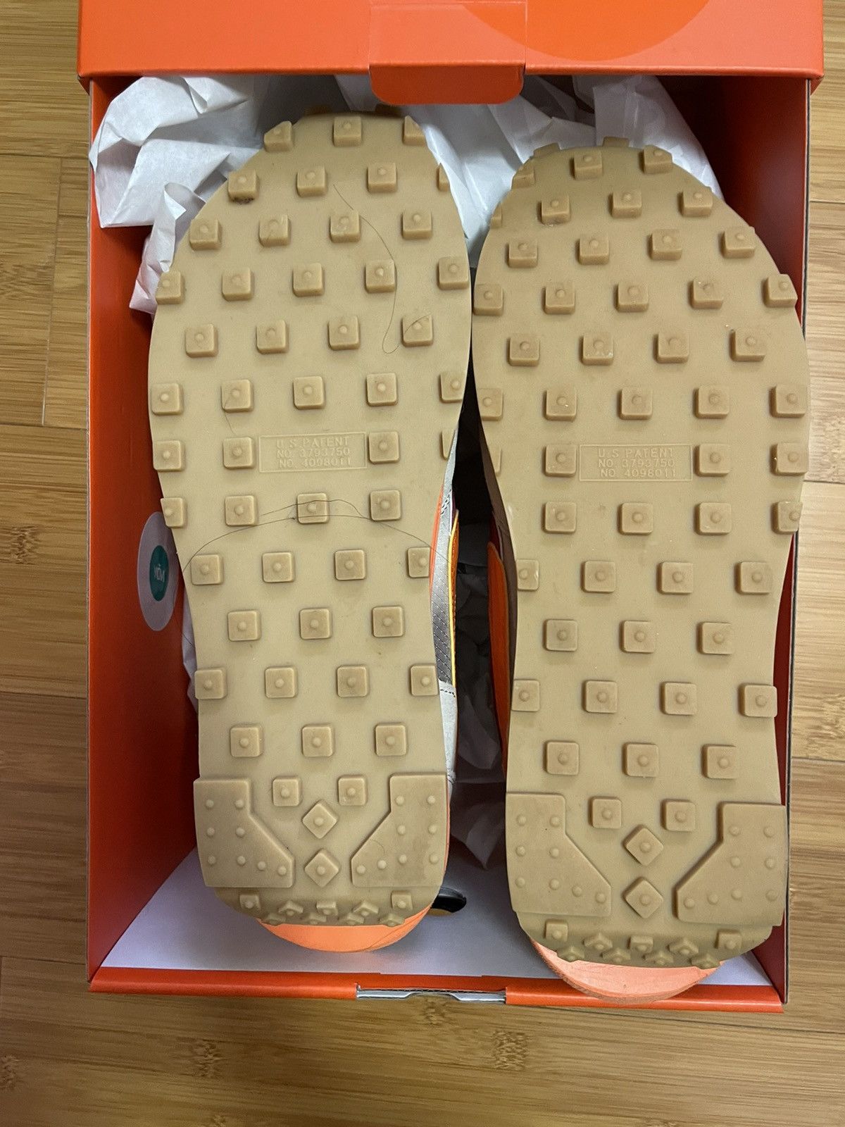 CLOT × Nike × Sacai CLOT x sacai Nike LDWaffle “Orange Blaze” Size US 10 / EU 43 - 5 Thumbnail