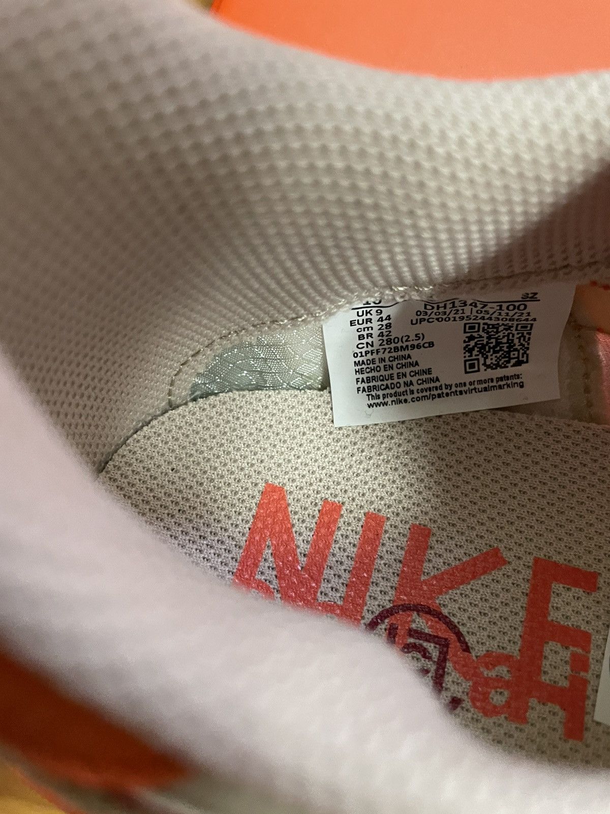 CLOT × Nike × Sacai CLOT x sacai Nike LDWaffle “Orange Blaze” Size US 10 / EU 43 - 6 Thumbnail