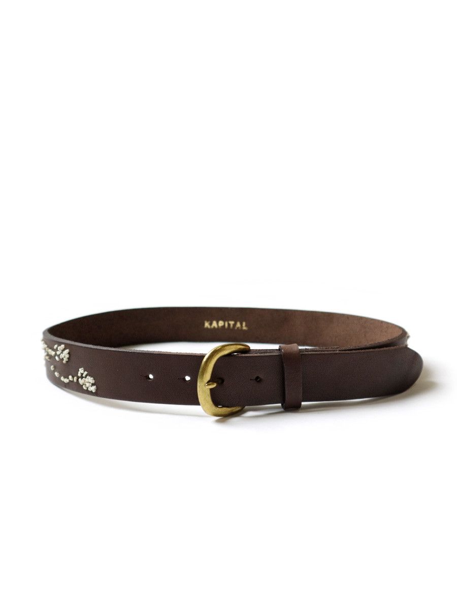 Kapital Oiled Leather Pecos Belt