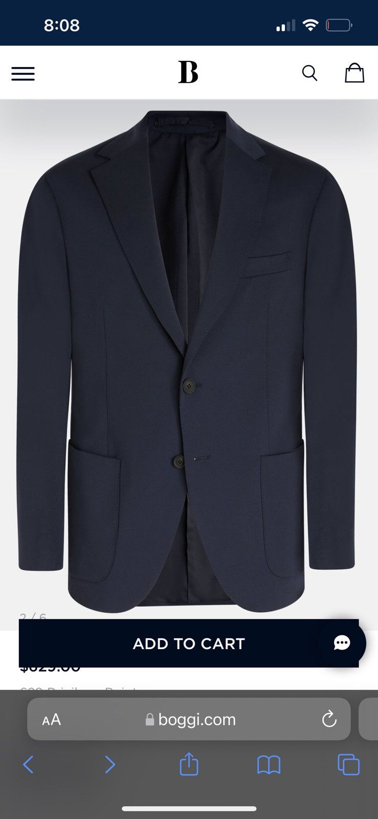 Boggi Navy Blue Suit Grailed