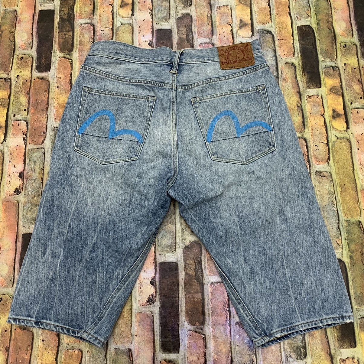 Evisu Evisu jean shorts | Grailed