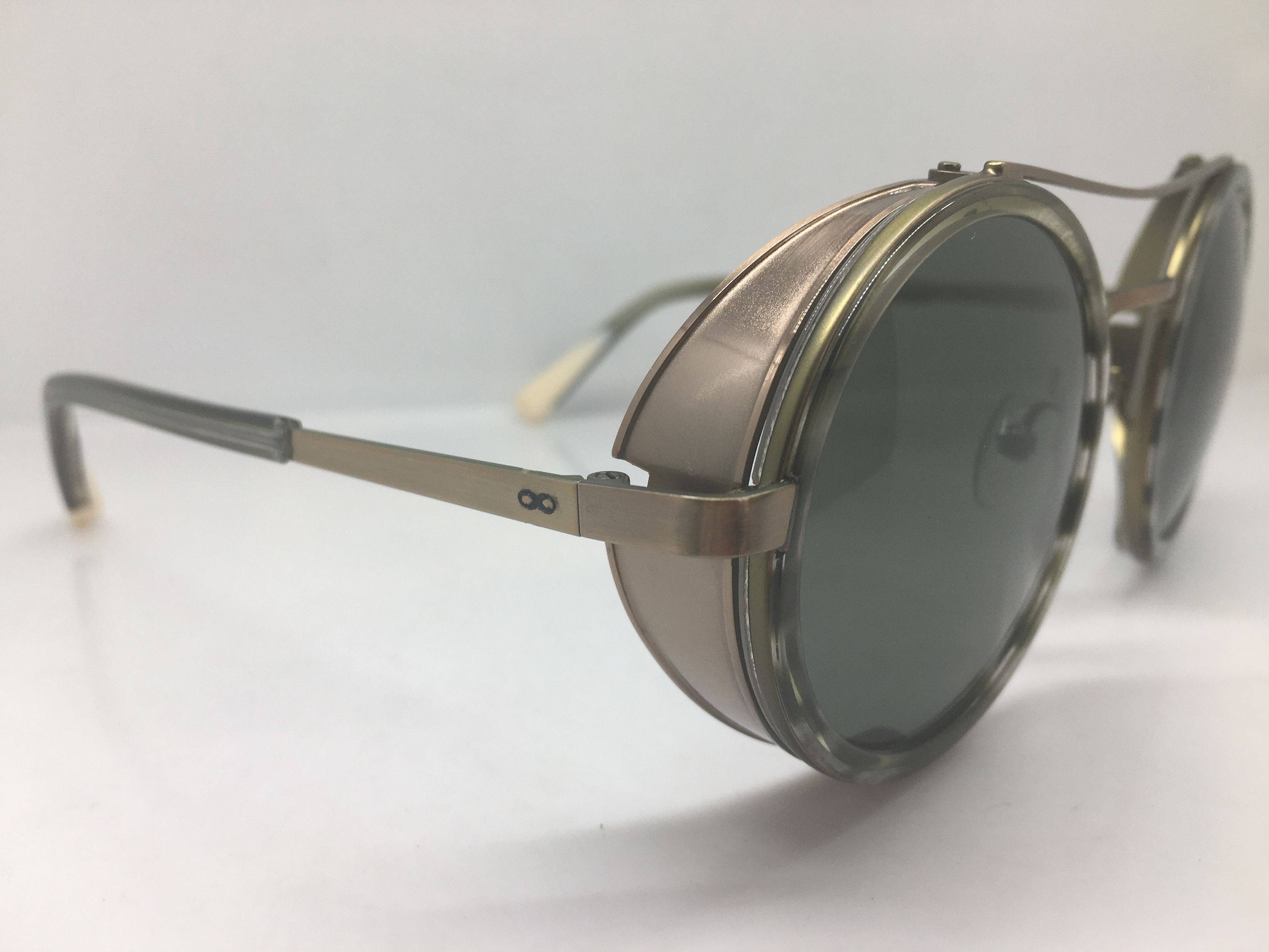 Vintage Vintage Handmade Safety with Side Shields Round Sunglasses Size ONE SIZE - 1 Thumbnail