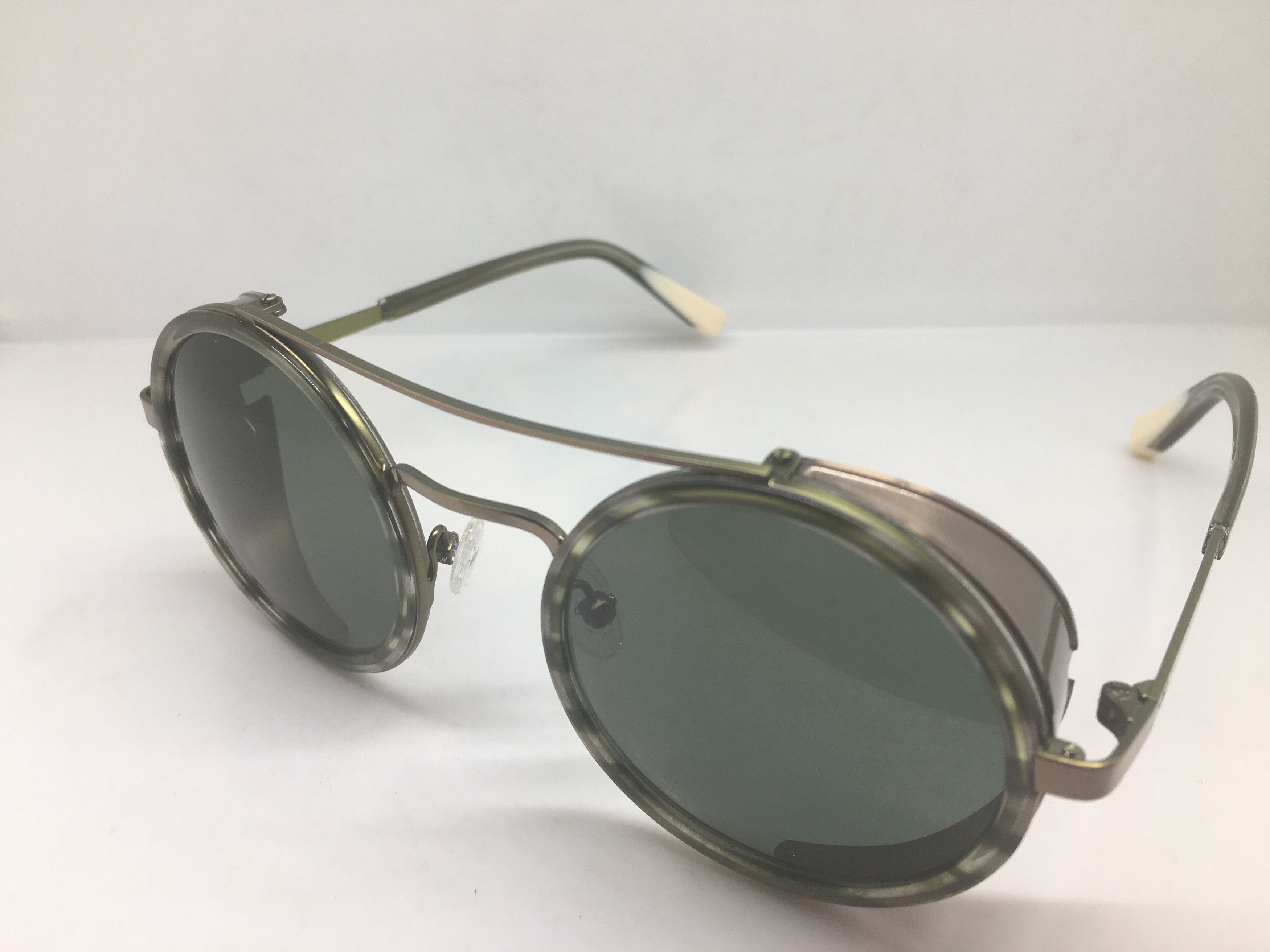 Vintage Vintage Handmade Safety with Side Shields Round Sunglasses Size ONE SIZE - 3 Thumbnail
