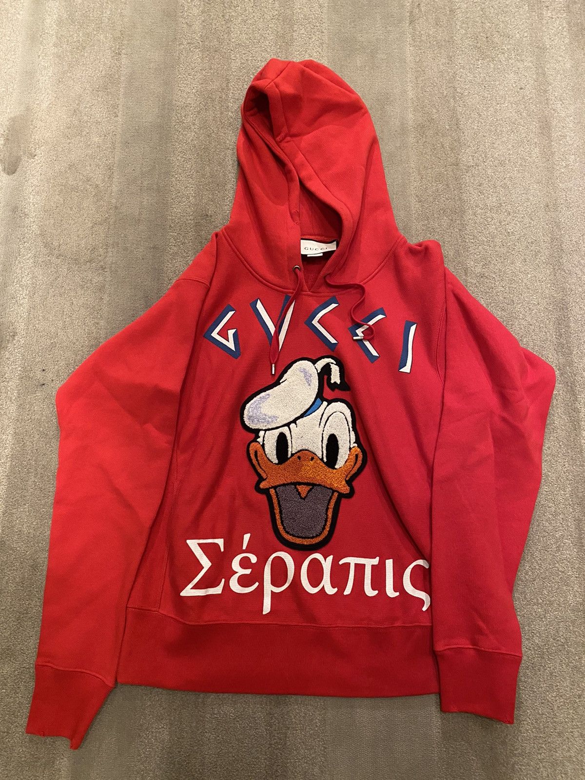 Get Buy Gucci Donald Duck X Supreme Lv Sweatshirt Hoodie