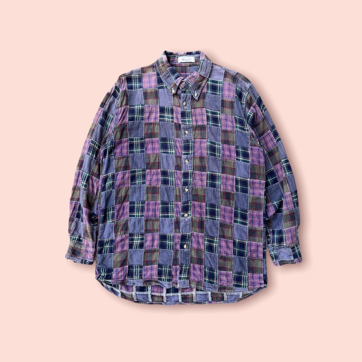 Designer × Vintage VINTAGE REVERIE OUMO PATCHWORK FLANNEL Size US M / EU 48-50 / 2 - 1 Thumbnail