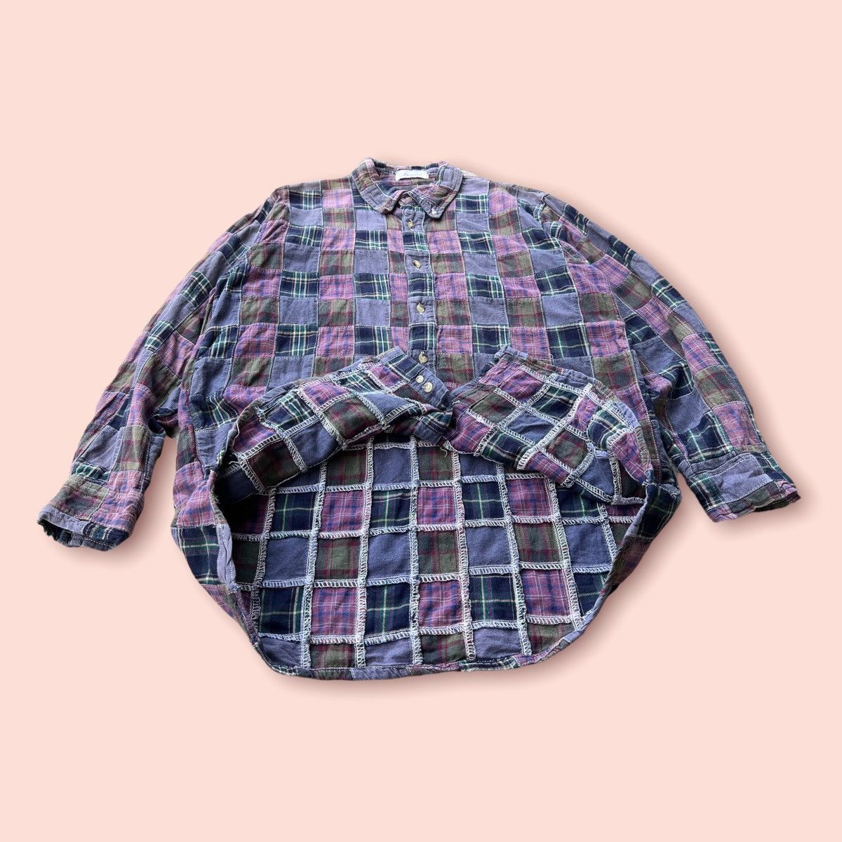 Designer × Vintage VINTAGE REVERIE OUMO PATCHWORK FLANNEL Size US M / EU 48-50 / 2 - 6 Thumbnail