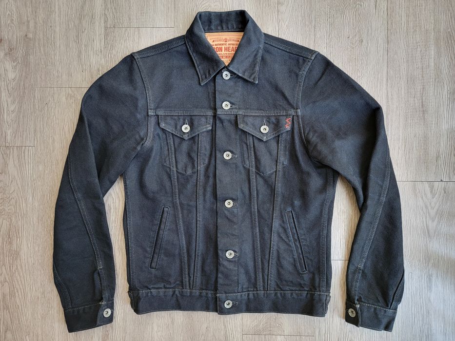 Iron Heart IRON HEART 14oz Selvedge Denim Jacket Overdyed Indigo Grailed