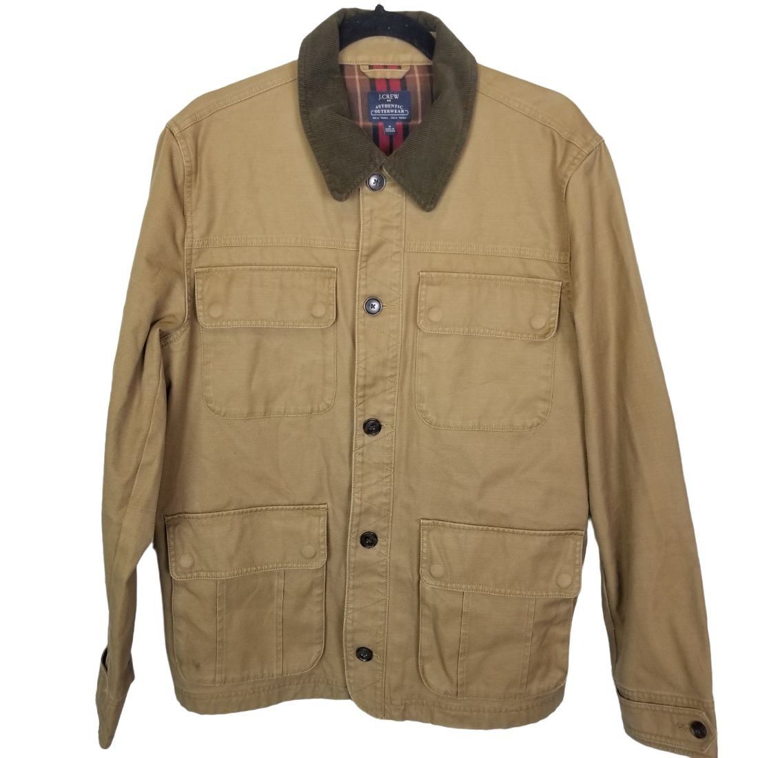 J Crew Lined Corduroy Jacket Men's J Crew Mens Small Flannel